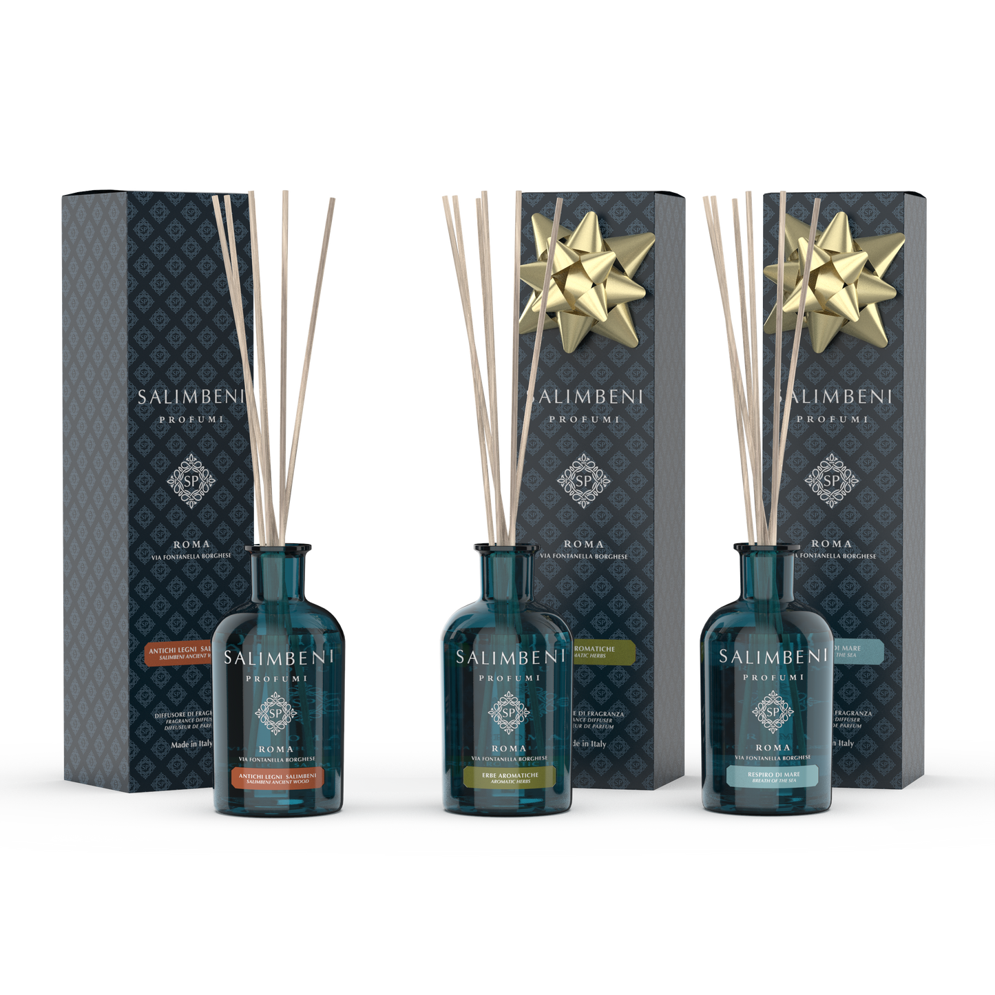100ml Salimbeni Ancient Wood + 100 ml Aromatic Herbs as a FREE TRIAL + 100 ml Breath of the Sea as a FREE TRIAL