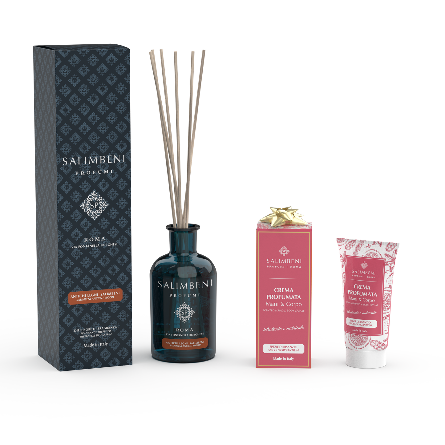100 ml Salimbeni Ancient Wood + 50 ml Scented Cream of Your Choice as a FREE TRIAL