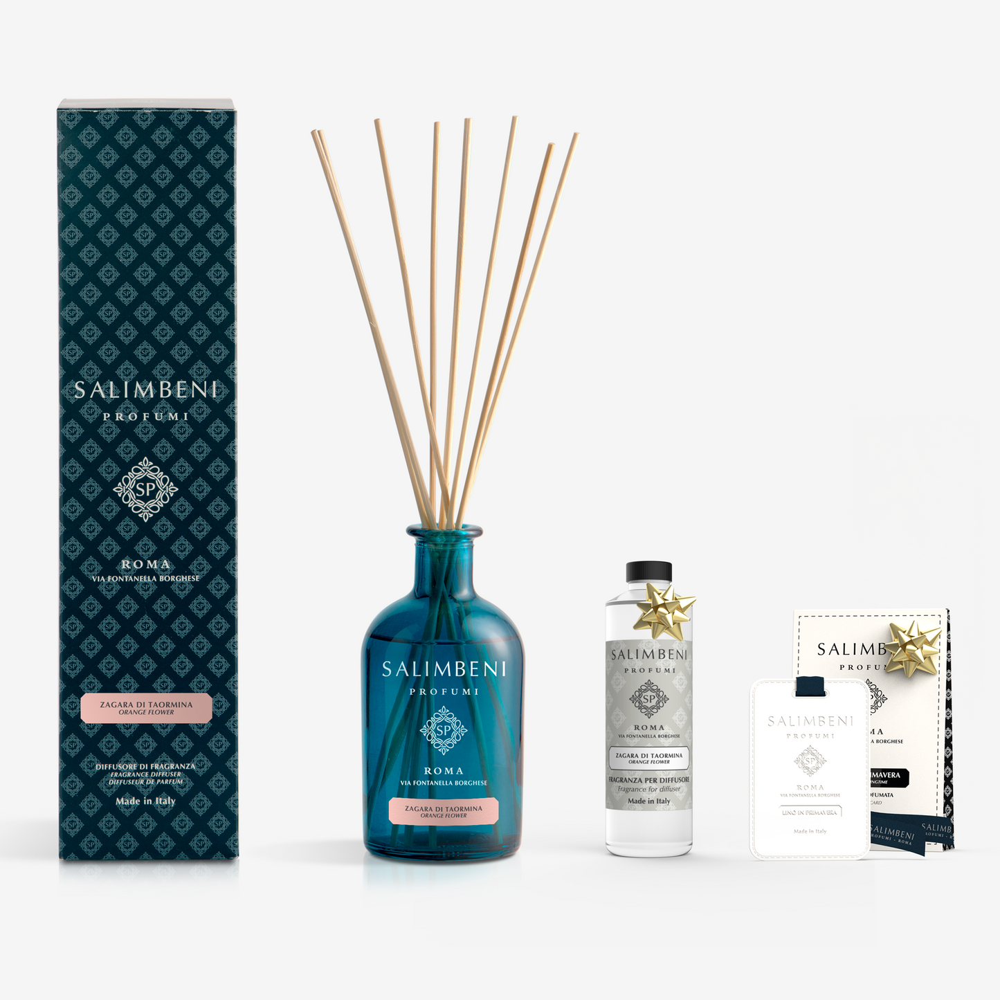 250 ml Stick Diffuser OF YOUR CHOICE + 250ml Refill of the same fragrance + Scented Cards (3 pieces)