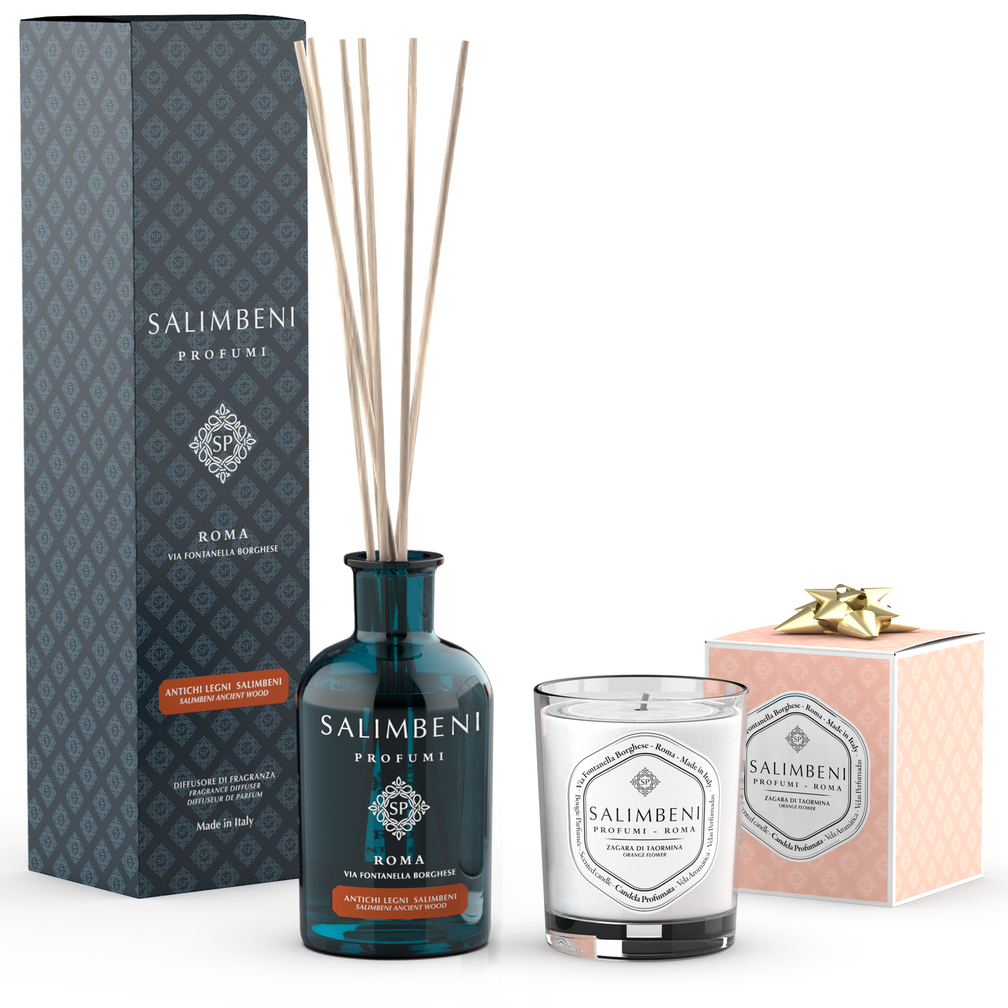 250 ml Salimbeni Ancient Wood + 190 gr Scented Candle OF YOUR CHOICE as a FREE TRIAL