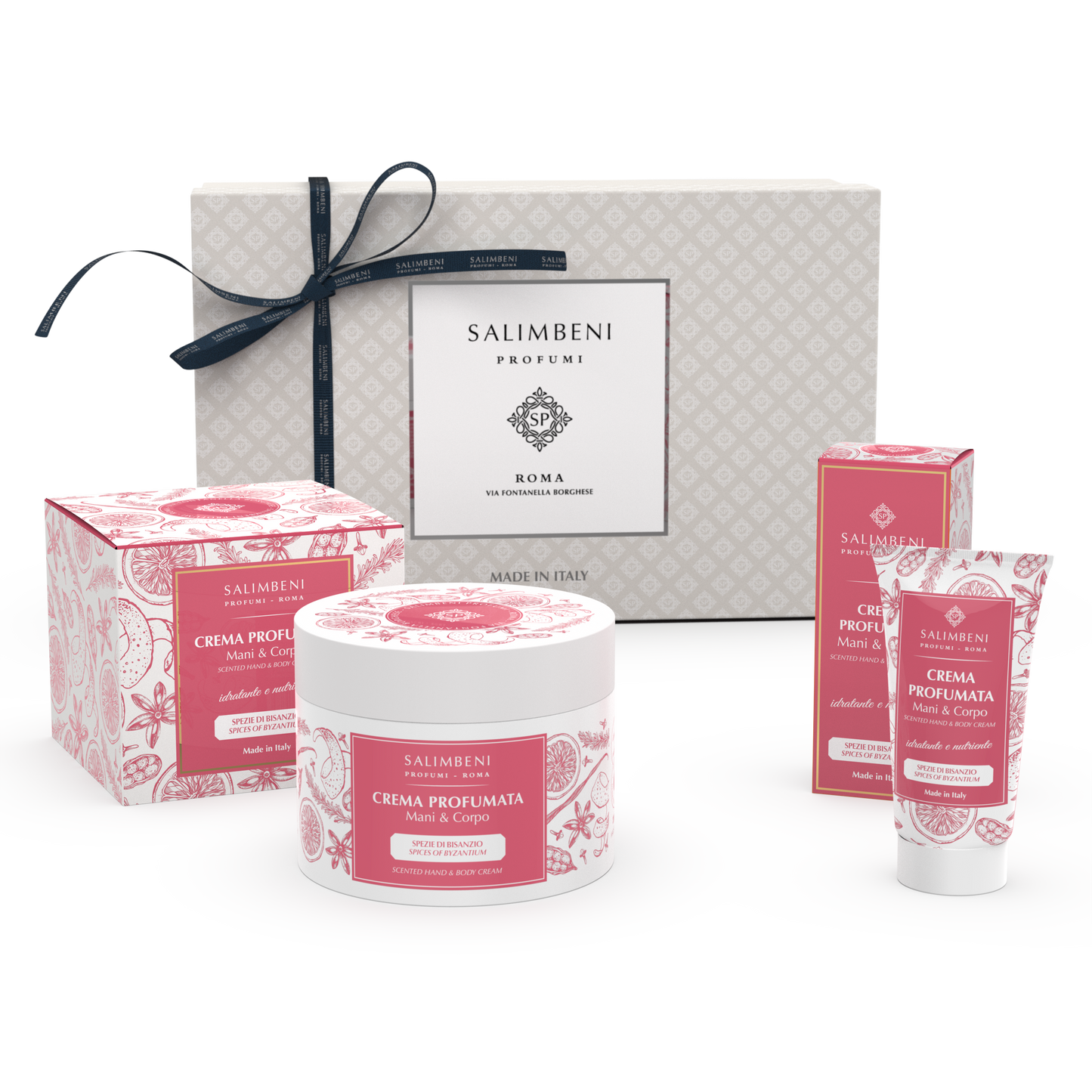 Gift Pack OF YOUR CHOICE (200ml Perfumed Cream for Hand and Body + 50ml Perfumed Cream for Hand and Body in the same fragrance)