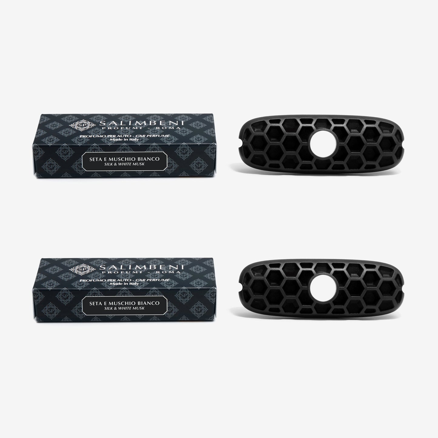 2 Car Perfume Refills - Silk and White Musk
