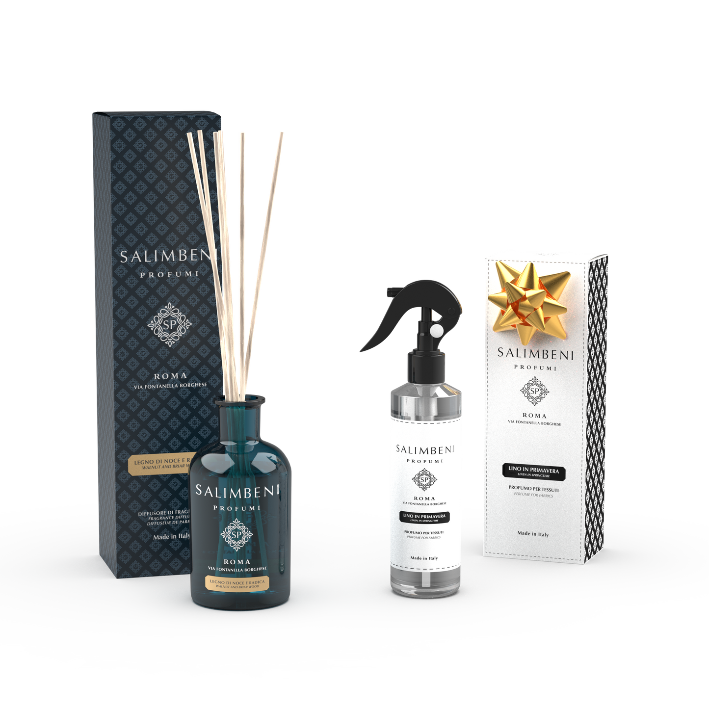 Walnut and Briar Wood 250 ml + Linen in Spring Fabric Spray as a FREE TRIAL