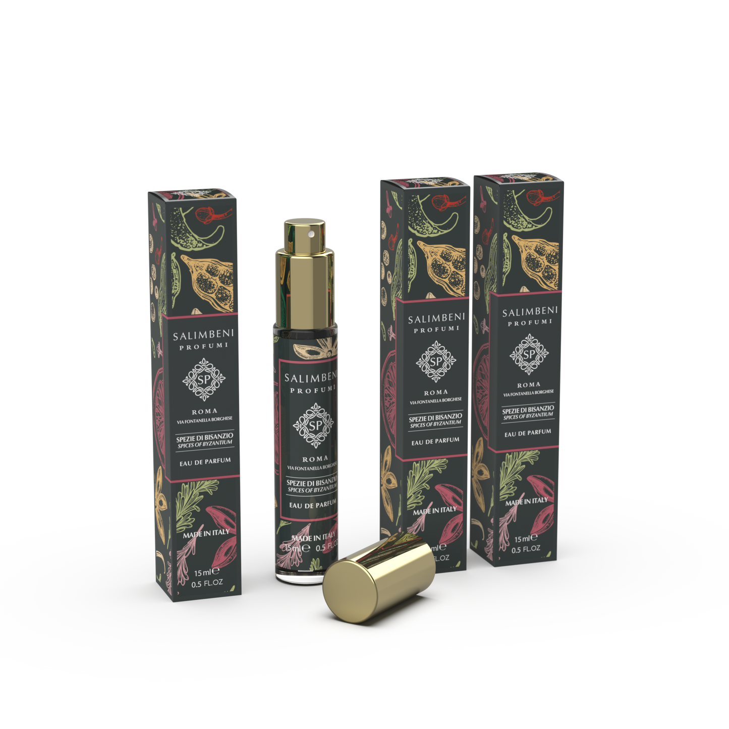 Travel kit 45 ml: 3 Travel-sized Perfume - Spices of Byzantium