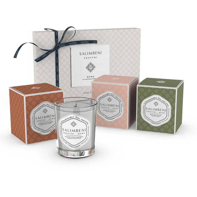 Gift Pack: Three 190gr Scented Candles (mixed fragrances of your choice)