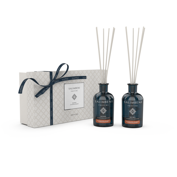 GIFT PACK OF YOUR CHOICE (100 ML SALIMBENI ANCIENT WOOD STICK DIFFUSER + 100 ML STICK DIFFUSER OF YOUR CHOICE)