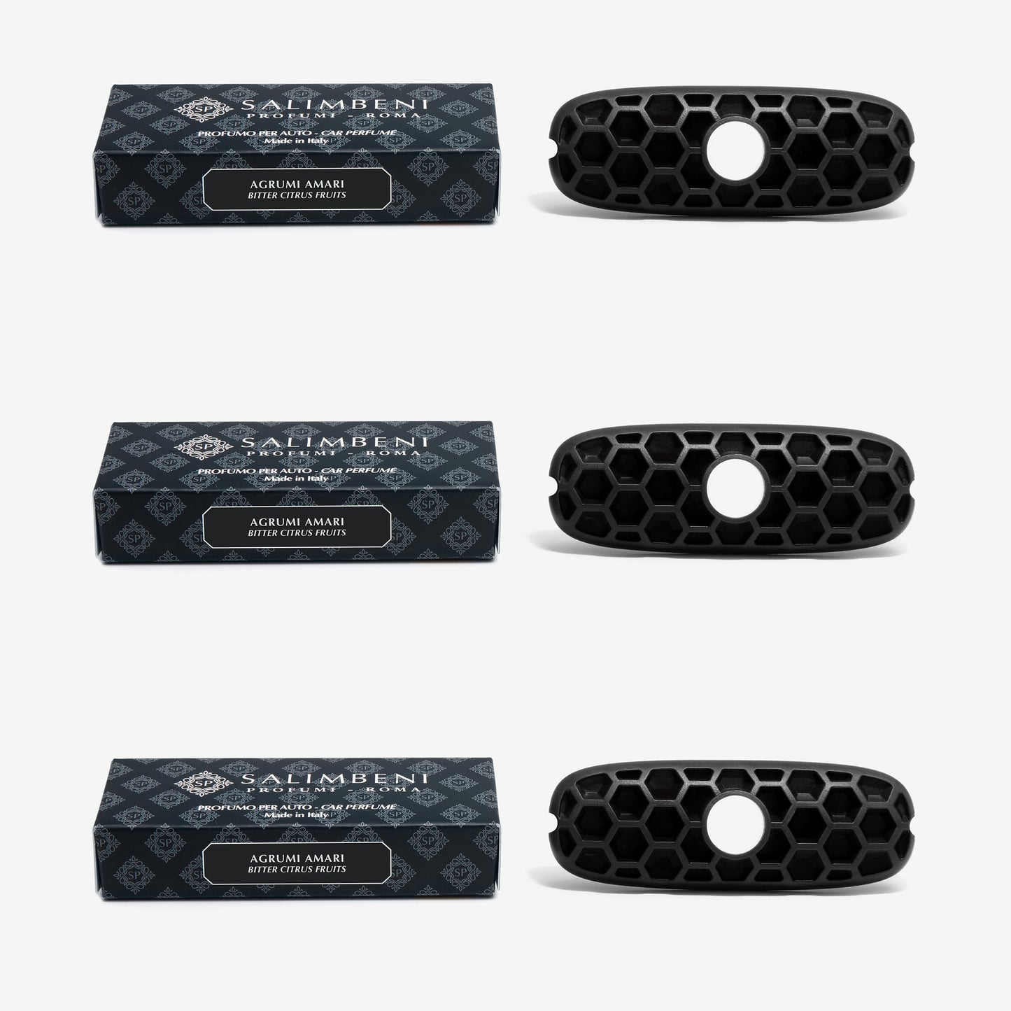 3 Car Perfume Refills - Bitter Citrus Fruits