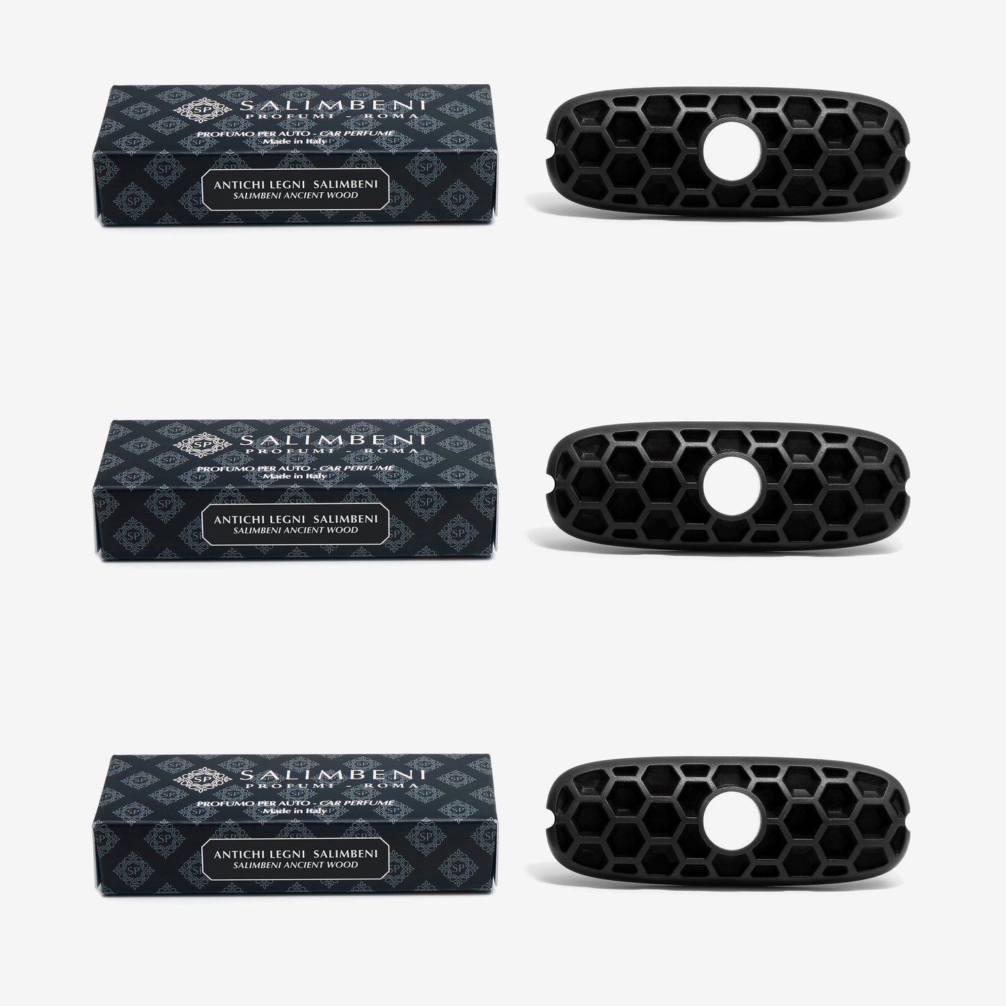 3 Car Perfume Refills - Salimbeni Ancient Wood