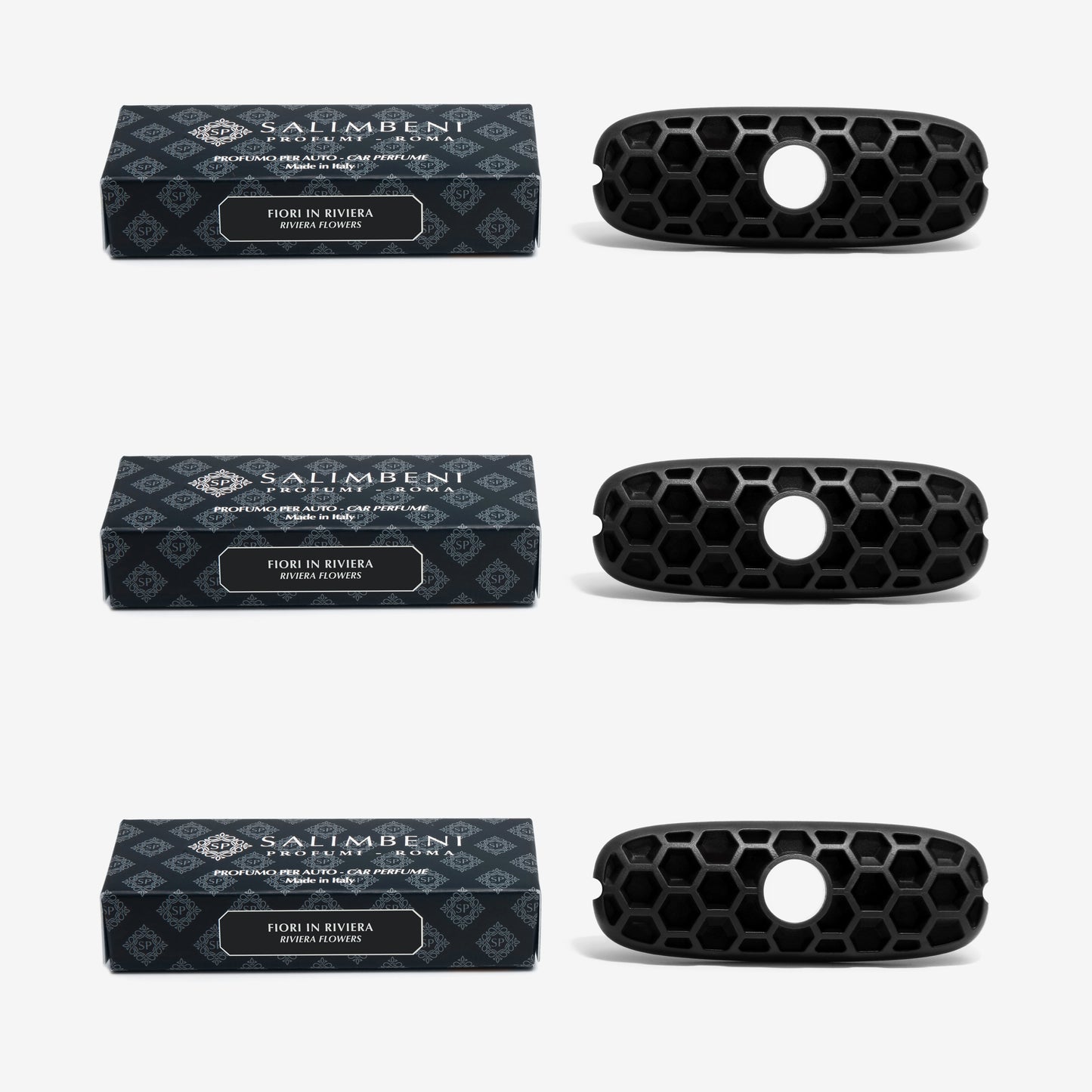3 Car Perfume Refills - Riviera Flowers
