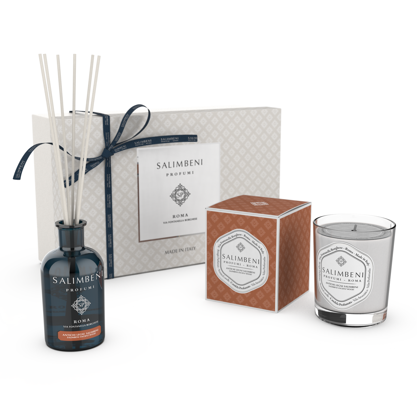 GIFT PACK OF YOUR CHOICE (250ML STICK DIFFUSER + 190GR SCENTED CANDLE)