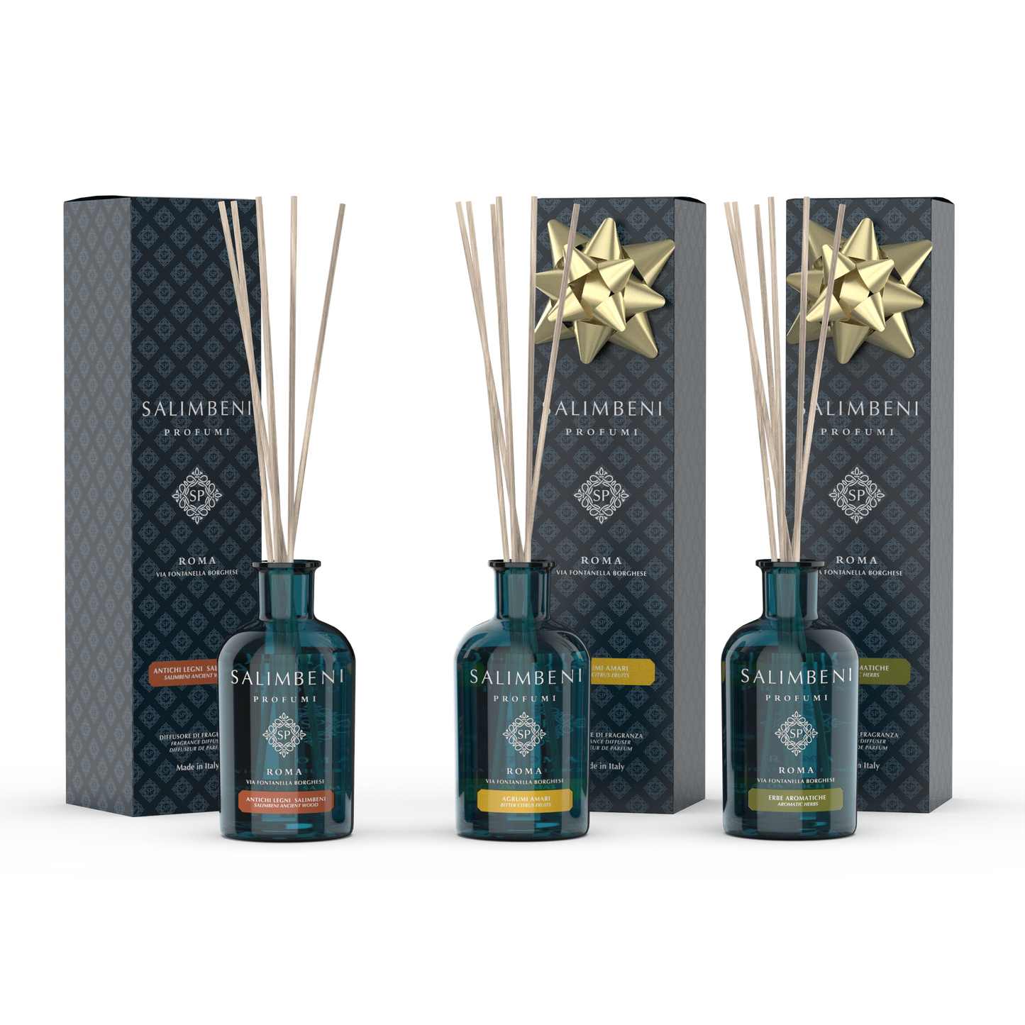 100ml Salimbeni Ancient Wood+ 100ml Bitter Citrus Fruits + 100ml Aromatic Herbs