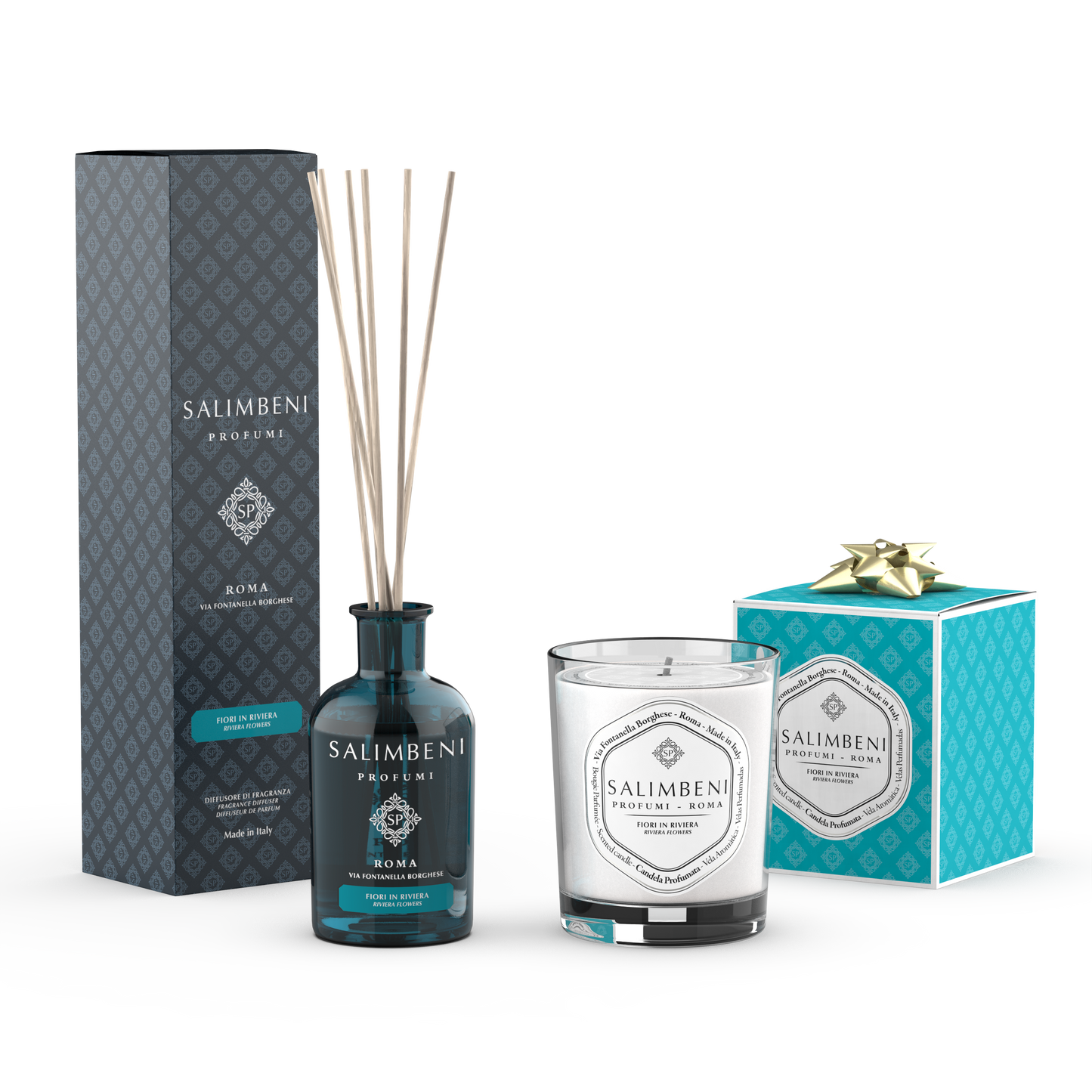 Riviera Flowers 100 ml + Riviera Flowers - Scented Candle for FREE