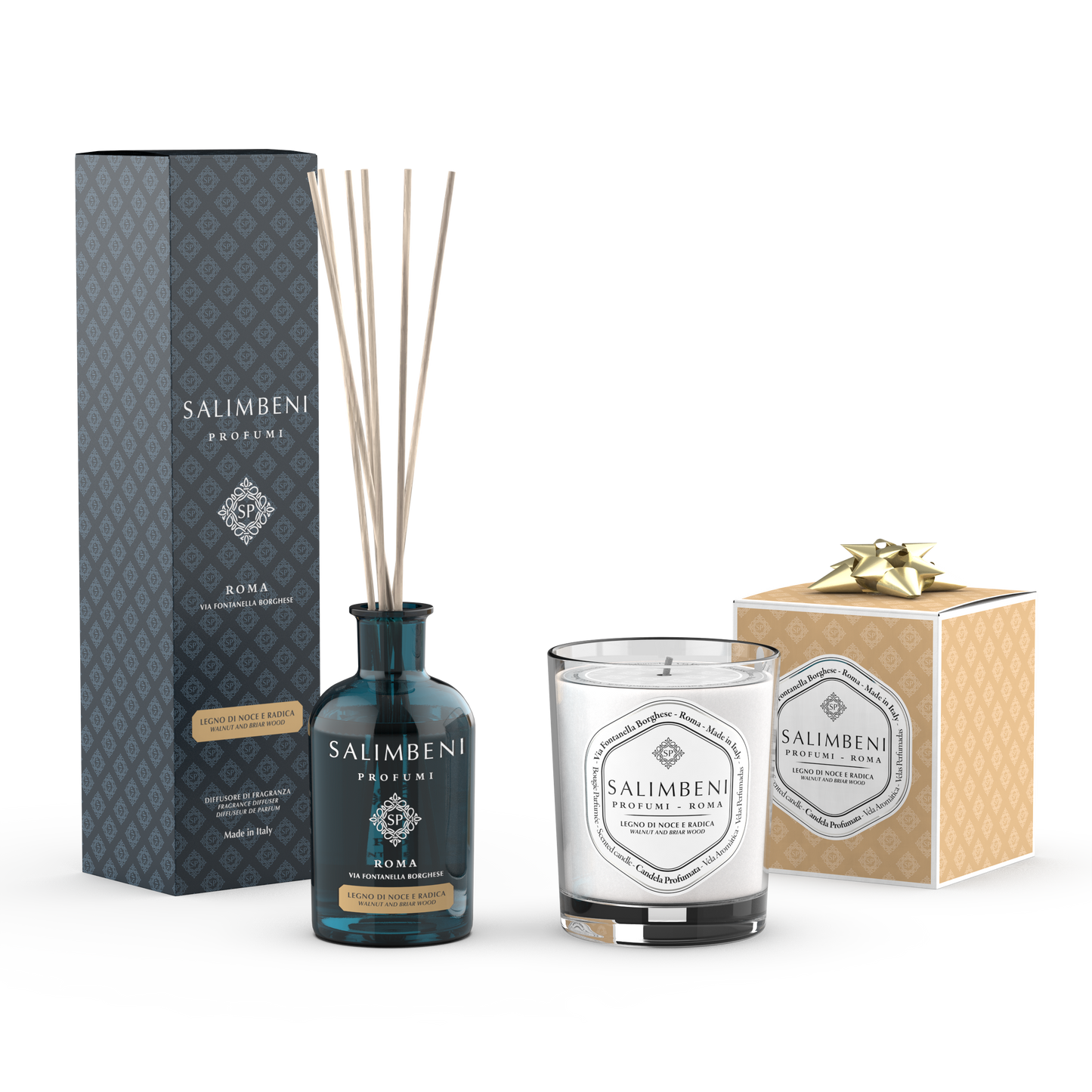 Walnut and Briar 100 ml + Walnut and Briar Wood - Scented Candle for FREE
