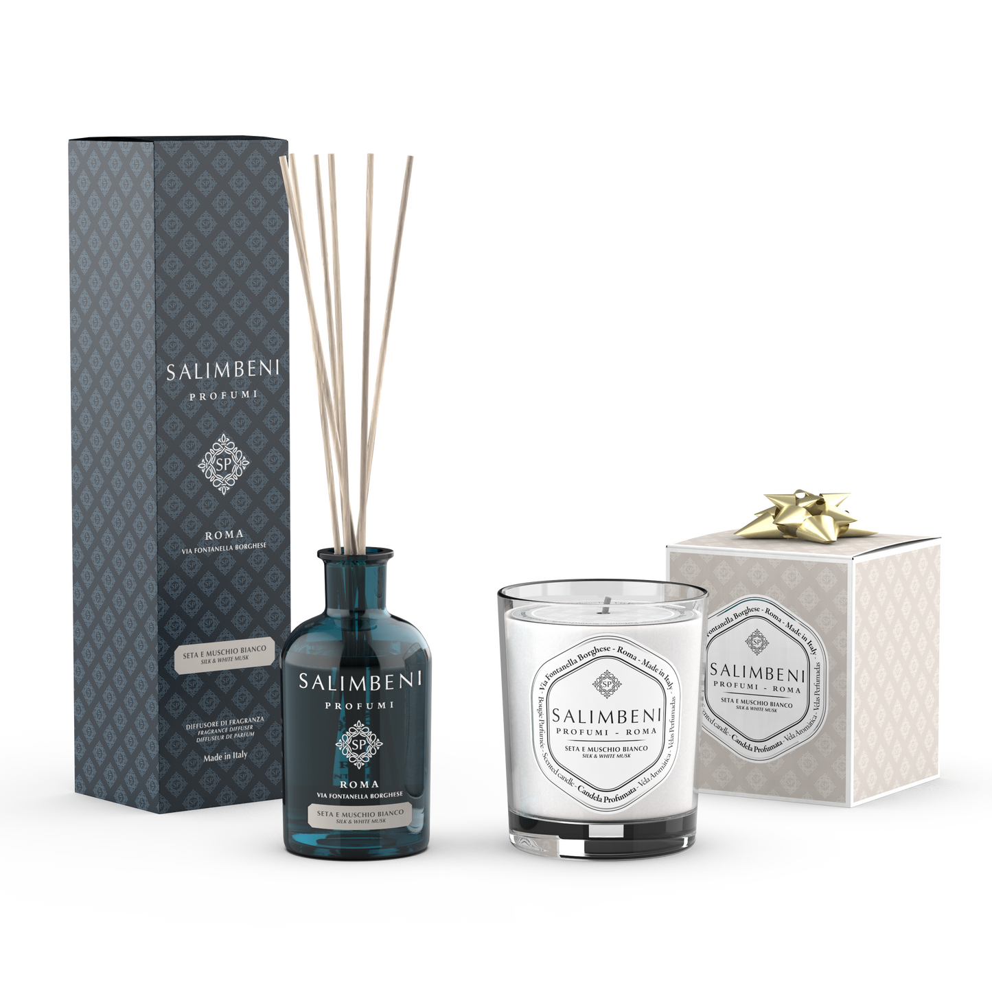 Silk and White Musk 100 ml + Silk and White Musk - Scented Candles for FREE
