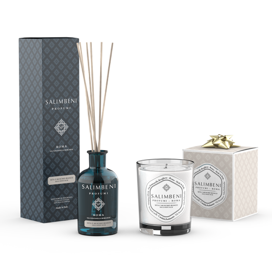 Silk and White Musk 100 ml + Silk and White Musk - Scented Candles for FREE