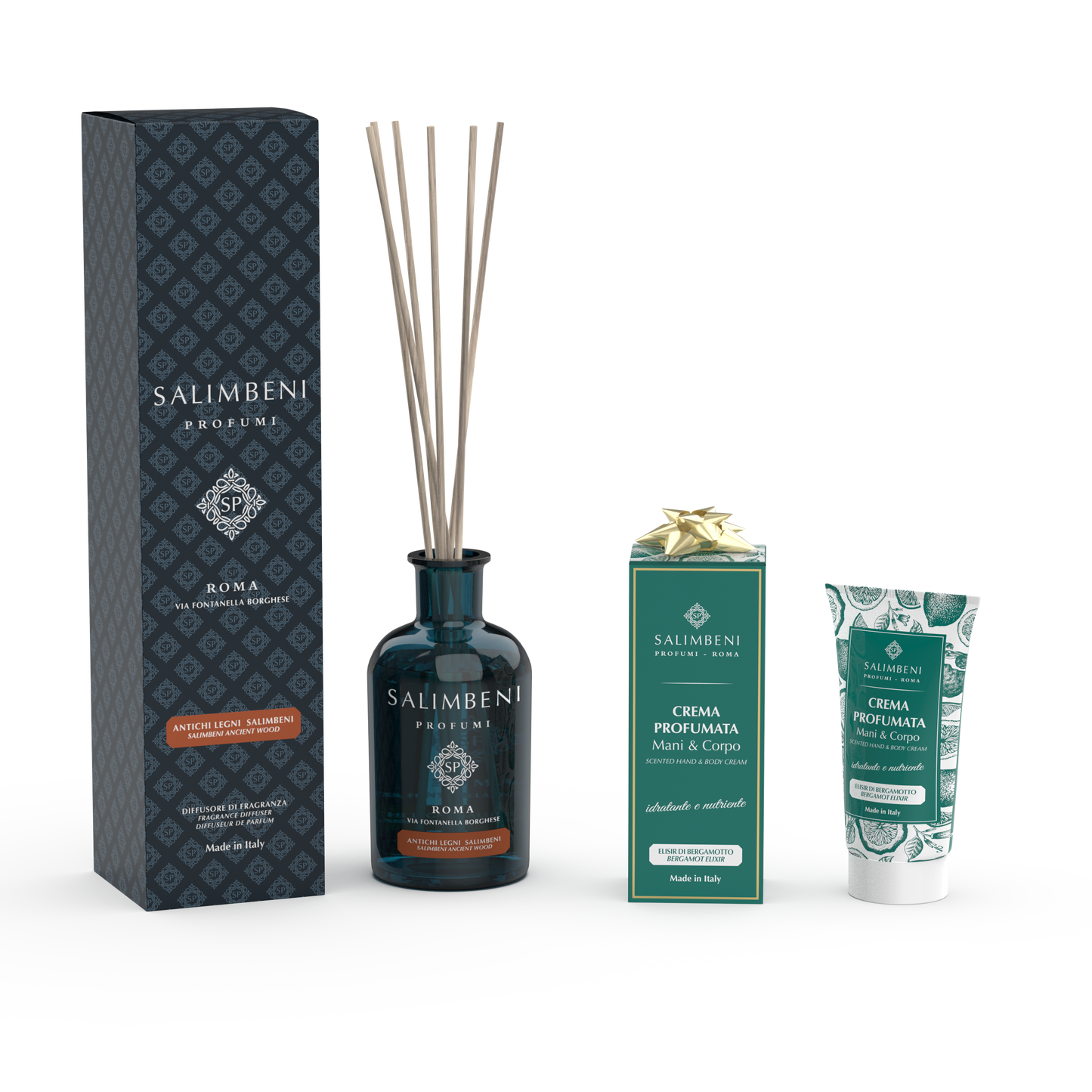100 ml Salimbeni Ancient Wood + 50 ml  Scented Cream of Your Choice as a FREE TRIAL