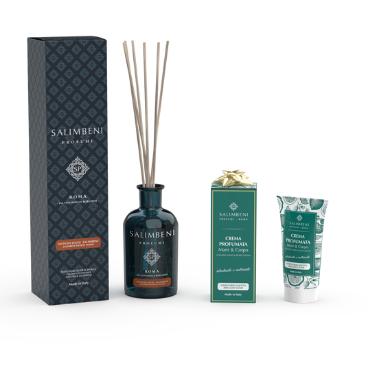 100 ml Salimbeni Ancient Wood + 50 ml  Scented Cream of Your Choice as a FREE TRIAL