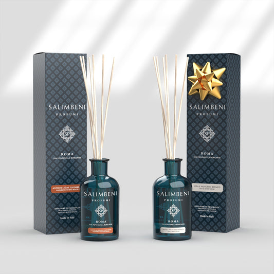 250 ml Ancient Wood Stick Diffuser + 250 ml Silk and White Musk Stick Diffuser for FREE
