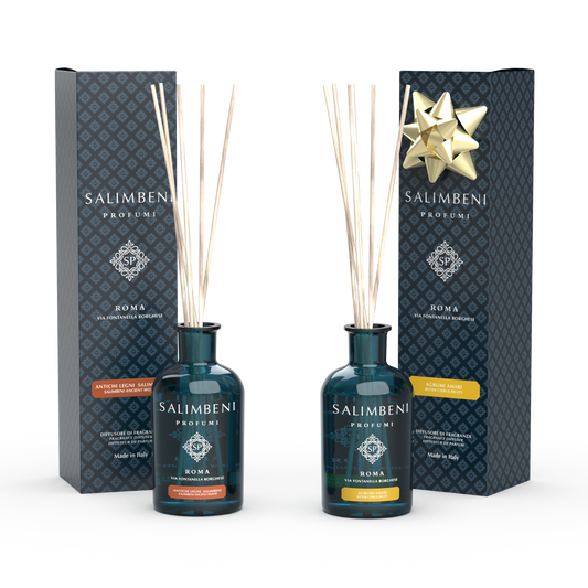 250 ml Salimbeni Ancient Wood Stick Diffuser + 250 ml Bitter Citrus Fruits Stick Diffuser for FREE