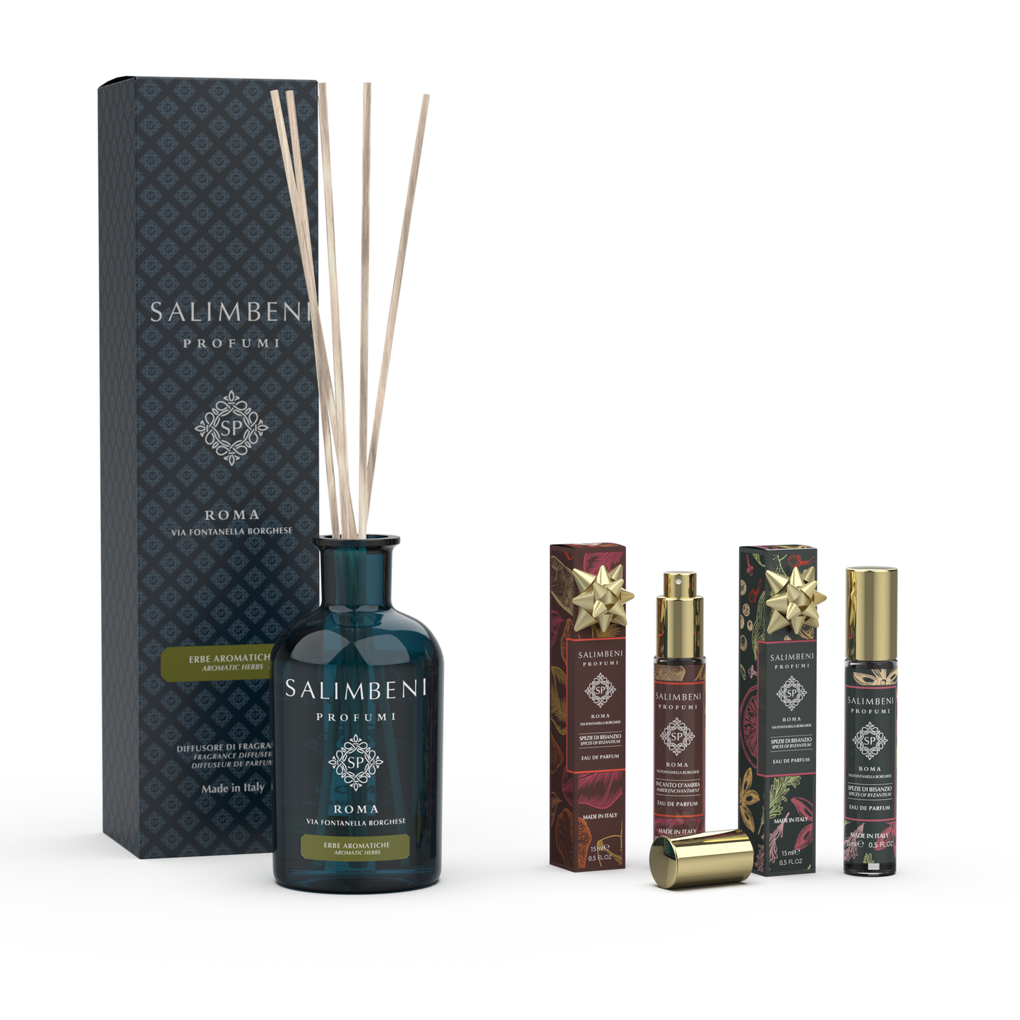250 ml Stick Diffuser OF YOUR CHOICE + two  Travel parfums (Spices of Byzantium + Amber Enchantment) as a FREE TRIAL