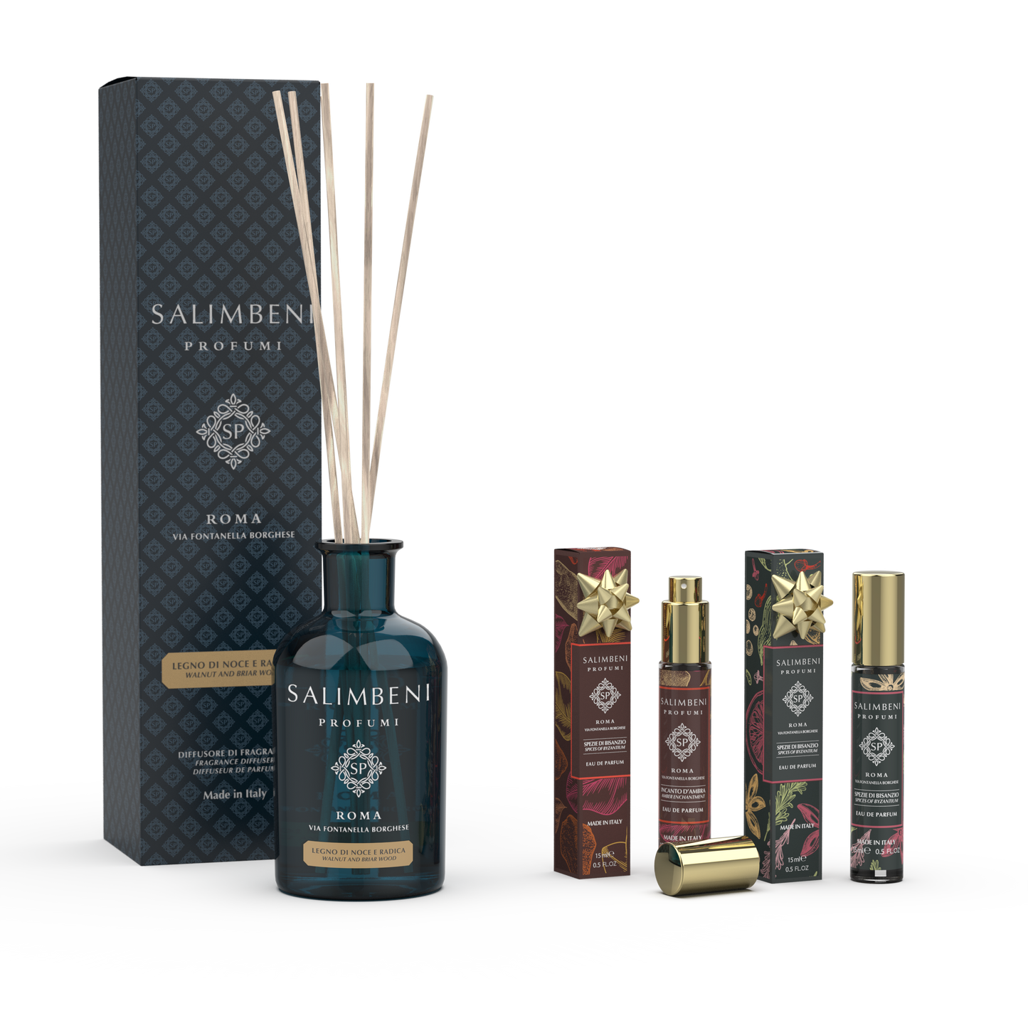 250 ml Stick Diffuser OF YOUR CHOICE + two  Travel parfums (Spices of Byzantium + Amber Enchantment) as a FREE TRIAL