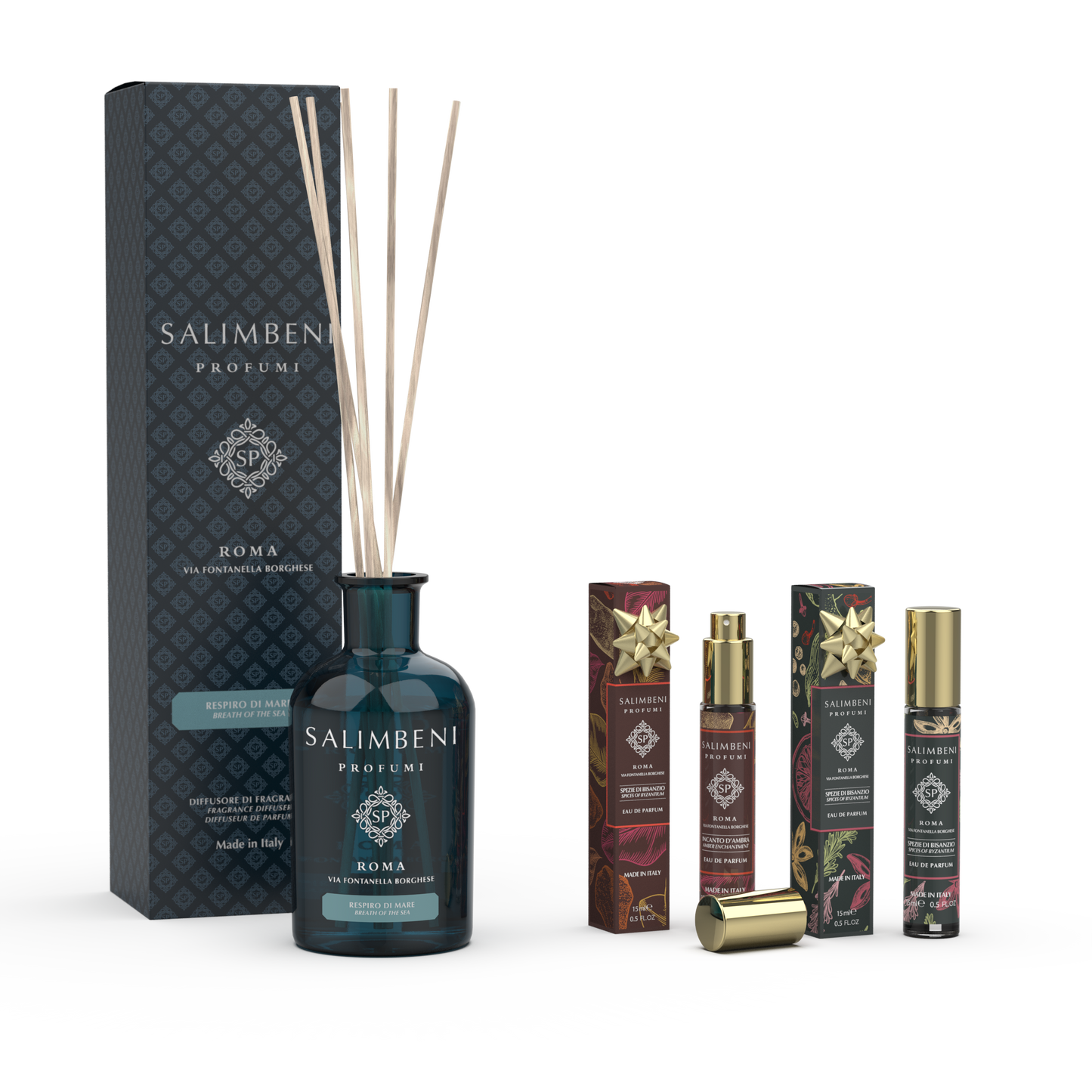 250 ml Stick Diffuser OF YOUR CHOICE + two  Travel parfums (Spices of Byzantium + Amber Enchantment) as a FREE TRIAL