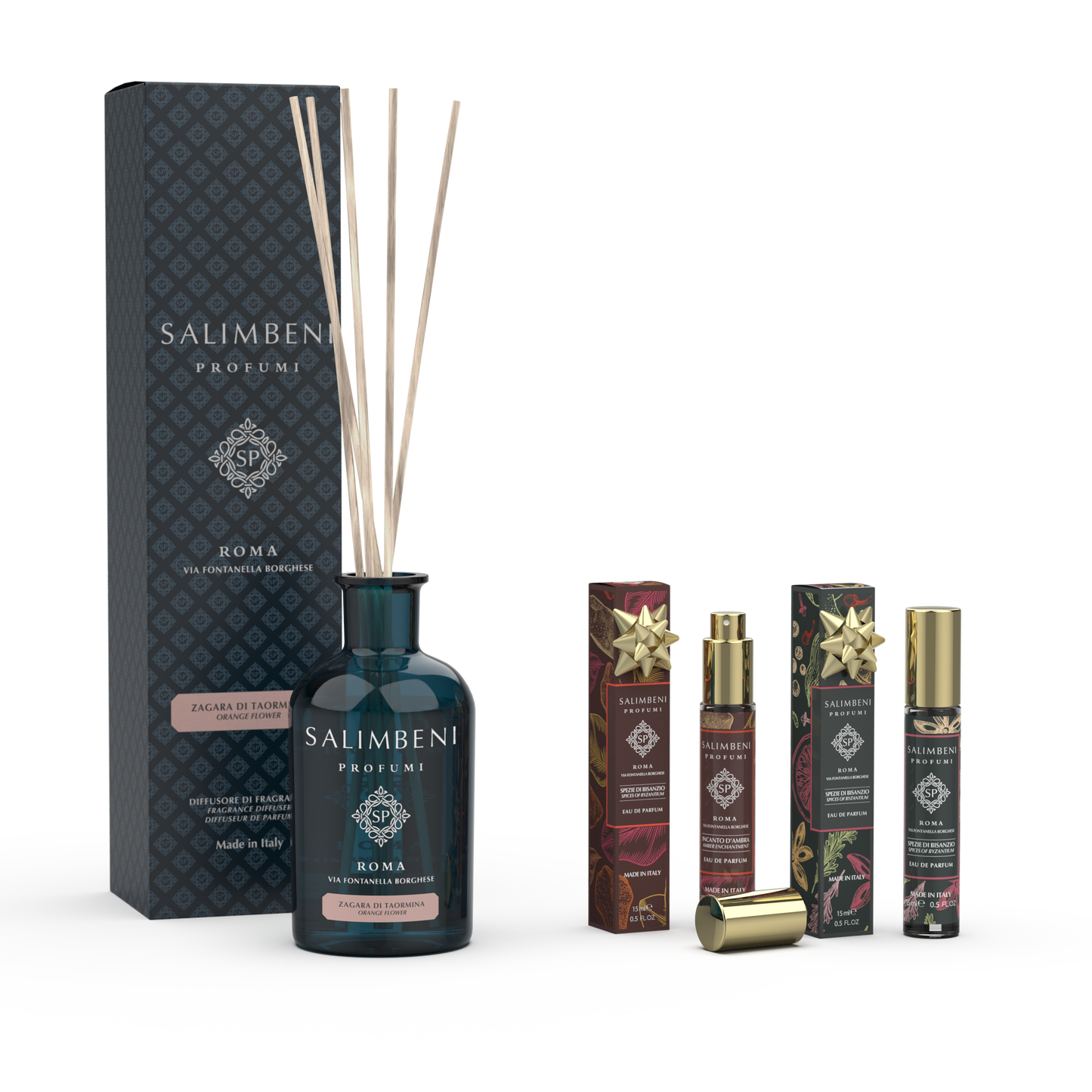 250 ml Stick Diffuser OF YOUR CHOICE + two  Travel parfums (Spices of Byzantium + Amber Enchantment) as a FREE TRIAL