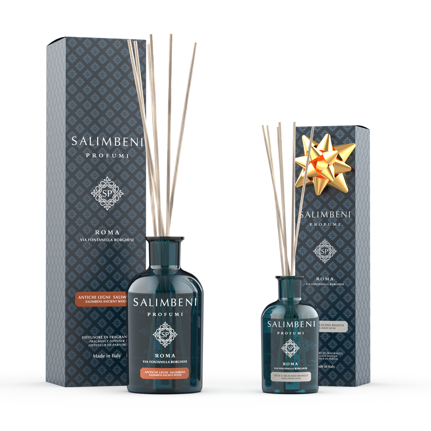 250 ml Salimbeni Ancient Wood + 100 ml Stick Diffuser OF YOUR CHOICE as a FREE TRIAL