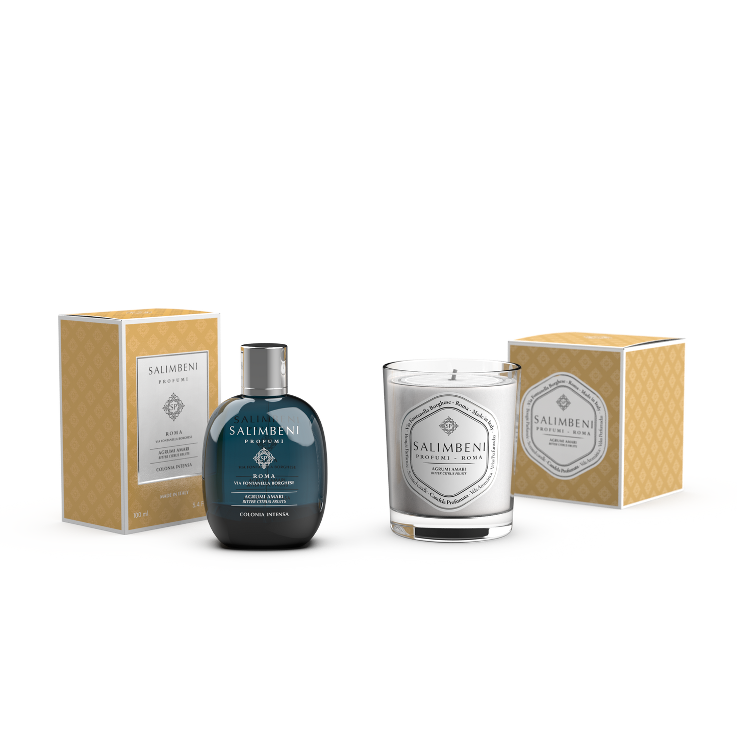 100 ml Cologne Intense + 190 gr Scented Candle(FRAGRANCE OF YOUR CHOICE)