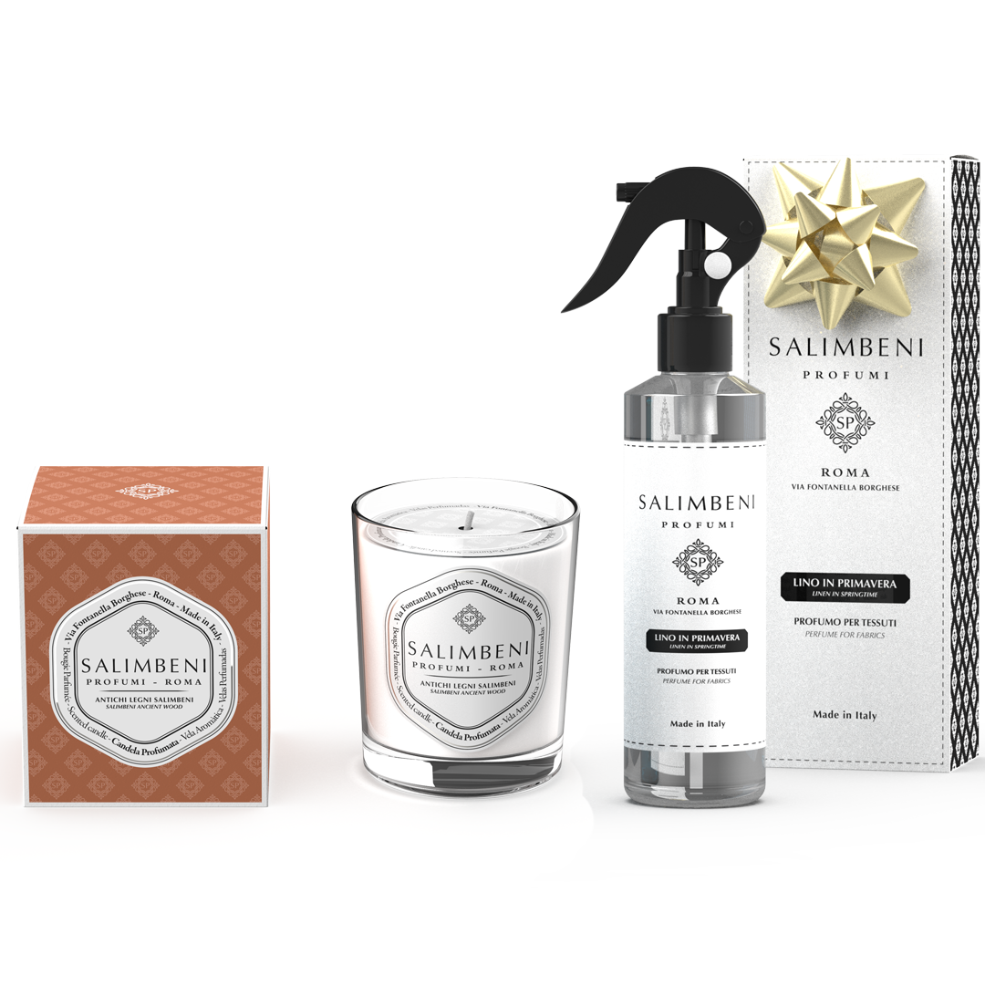 190g Scented Candle OF YOUR CHOICE + “Linen in Spring” Fabric Spray as a FREE TRIAL