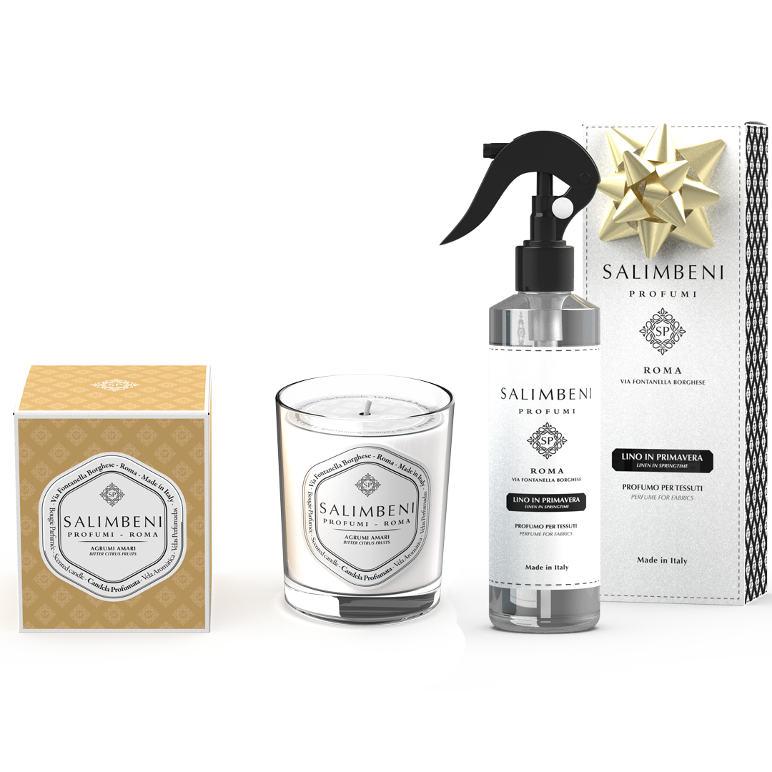 190g Scented Candle OF YOUR CHOICE + “Linen in Spring” Fabric Spray as a FREE TRIAL