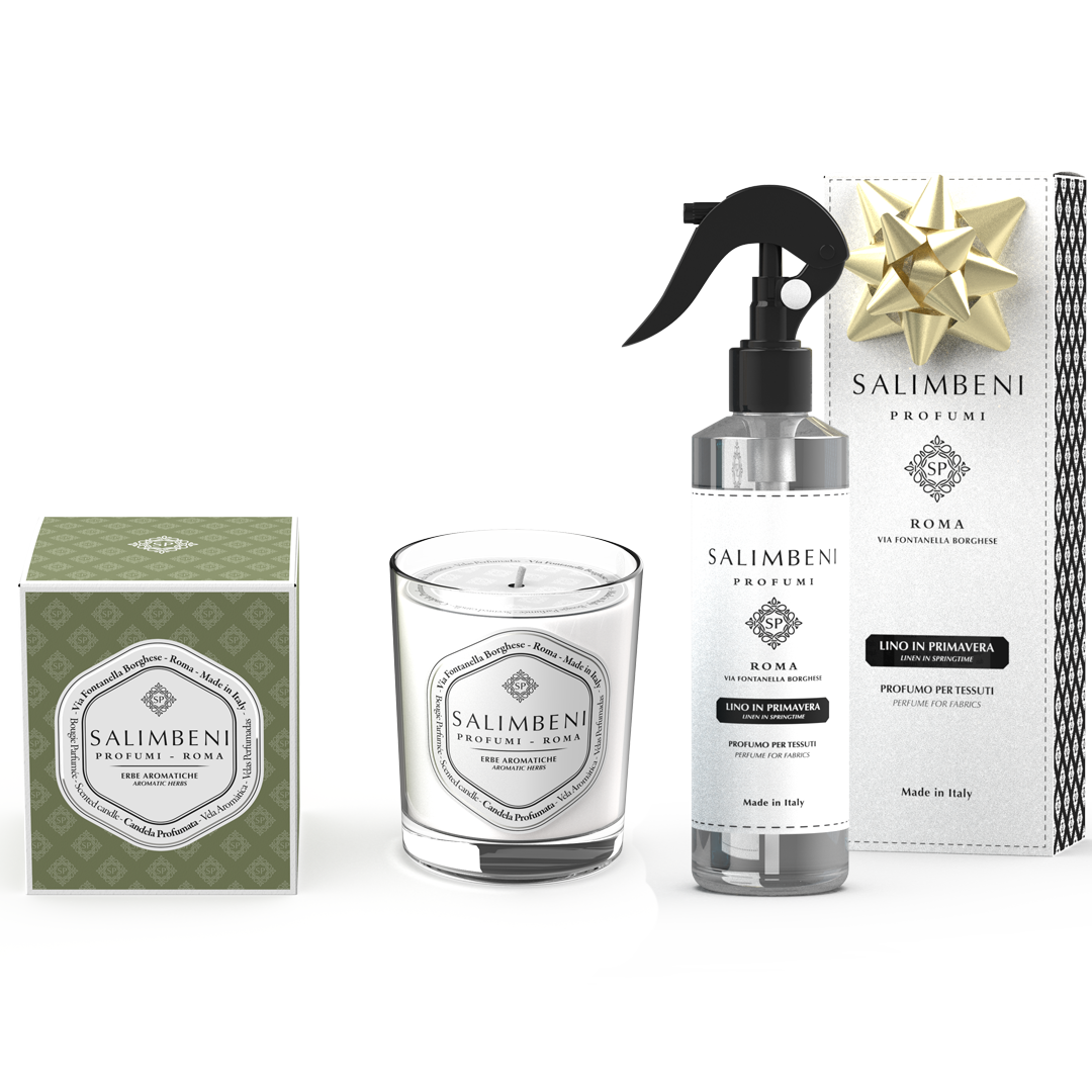 190g Scented Candle OF YOUR CHOICE + “Linen in Spring” Fabric Spray as a FREE TRIAL