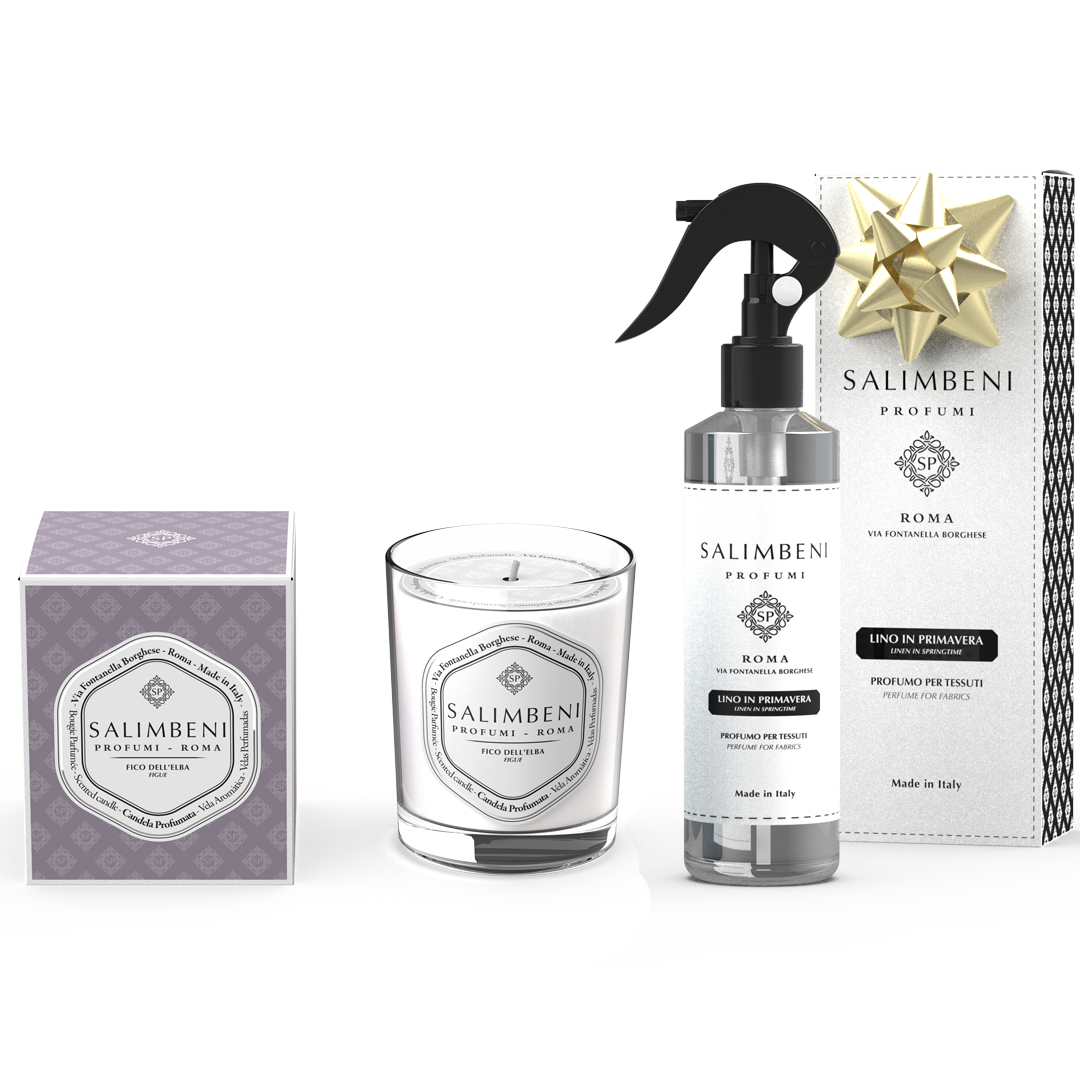 190g Scented Candle OF YOUR CHOICE + “Linen in Spring” Fabric Spray as a FREE TRIAL