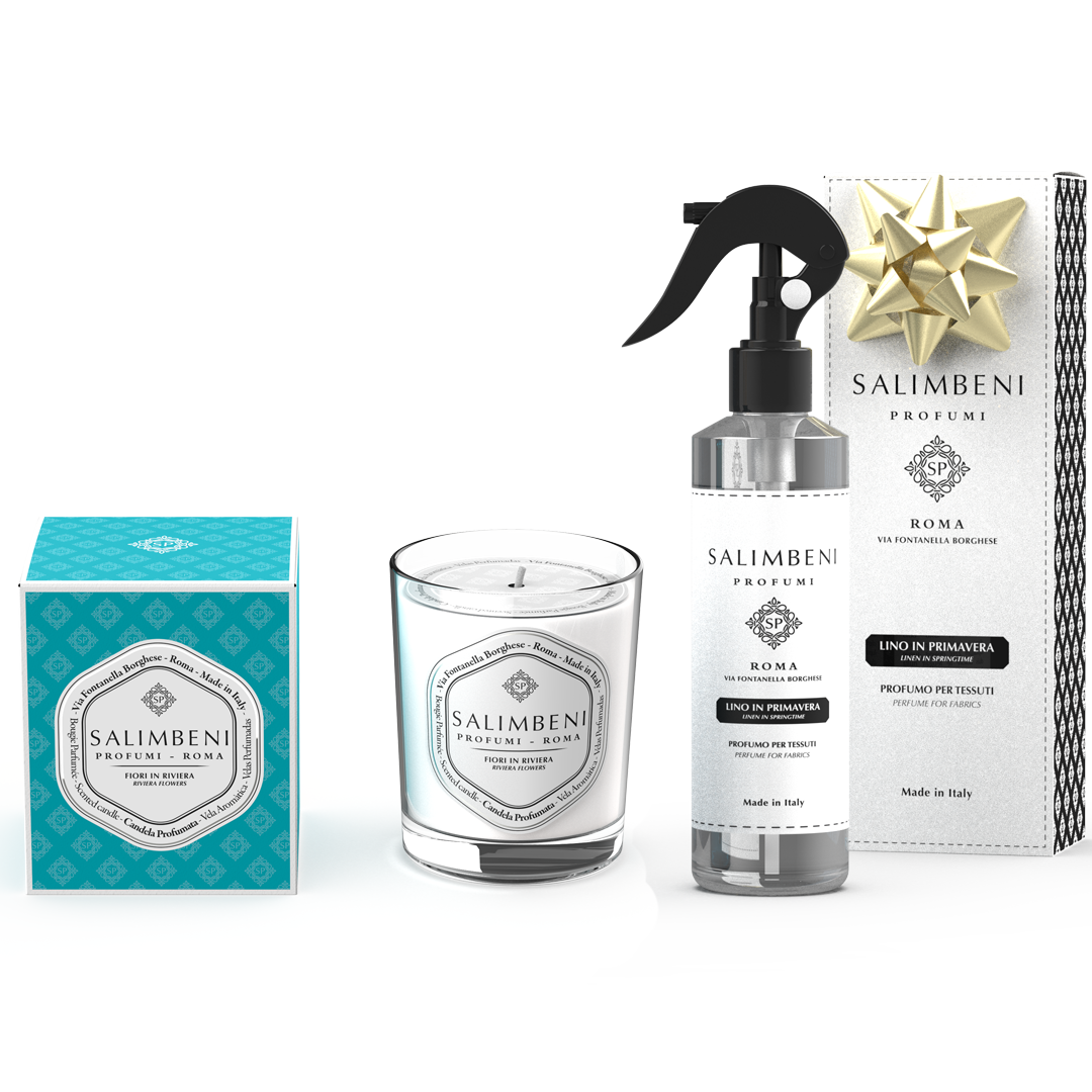 190g Scented Candle OF YOUR CHOICE + “Linen in Spring” Fabric Spray as a FREE TRIAL