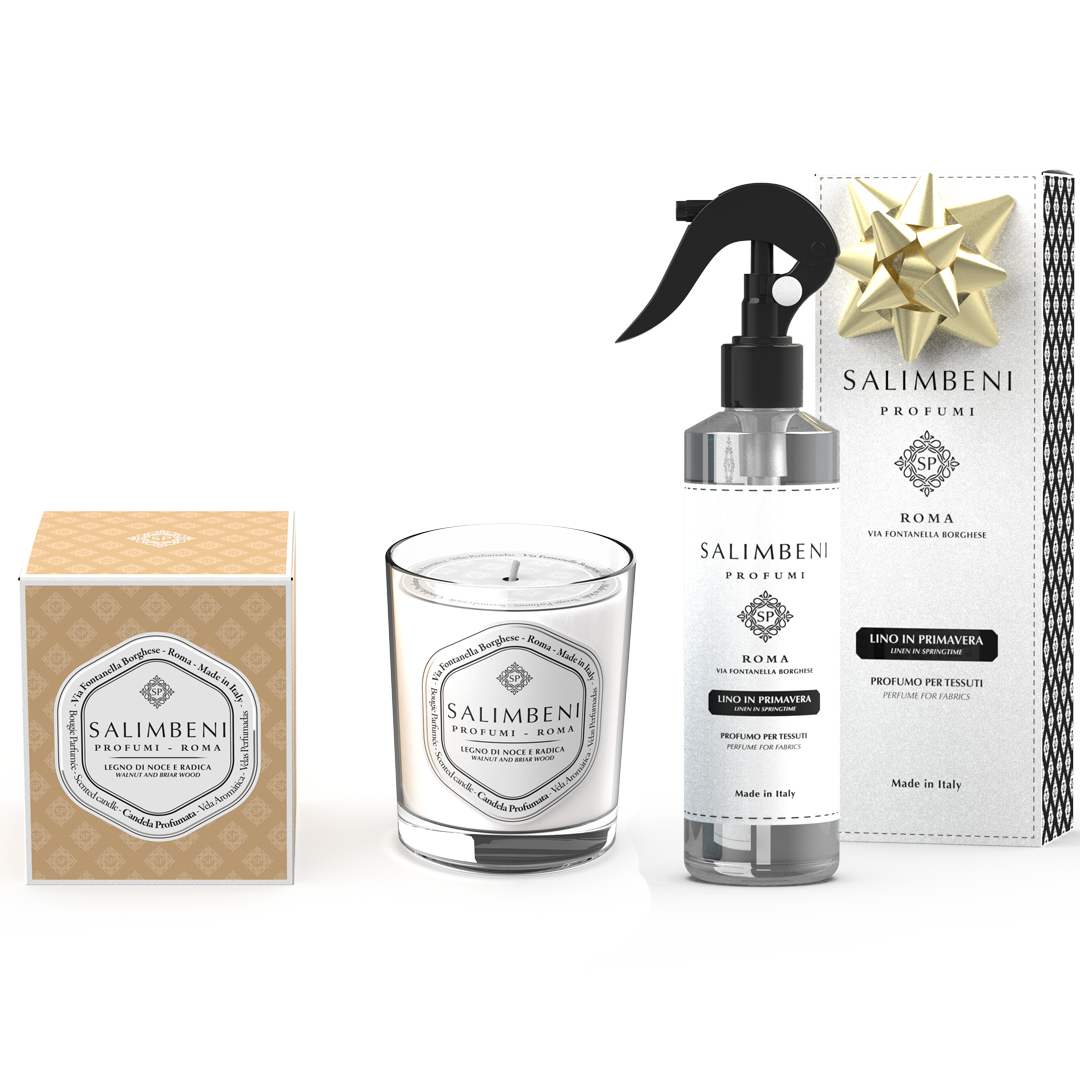 190g Scented Candle OF YOUR CHOICE + “Linen in Spring” Fabric Spray as a FREE TRIAL