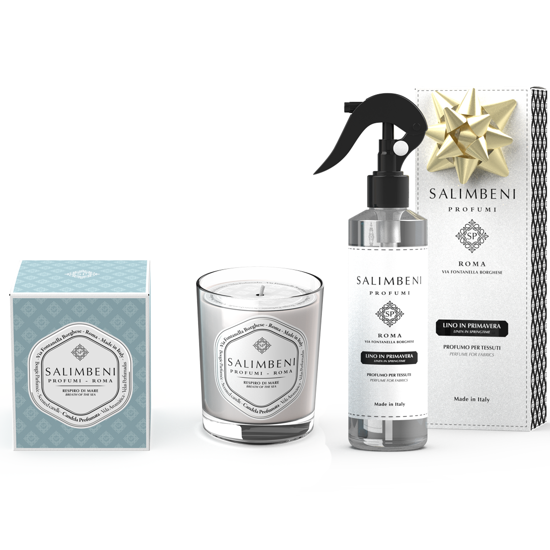 190g Scented Candle OF YOUR CHOICE + “Linen in Spring” Fabric Spray as a FREE TRIAL