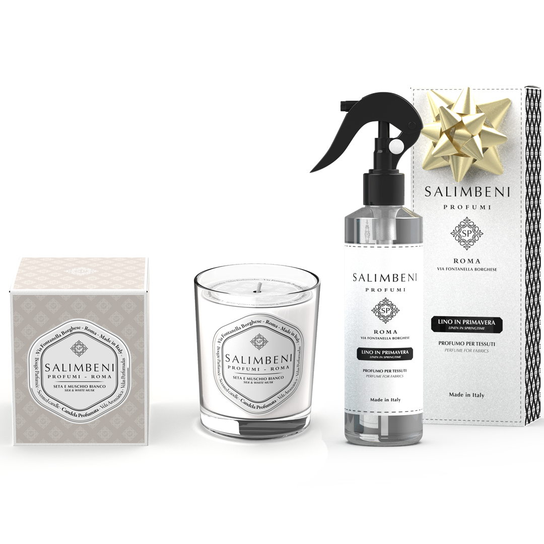 190g Scented Candle OF YOUR CHOICE + “Linen in Spring” Fabric Spray as a FREE TRIAL