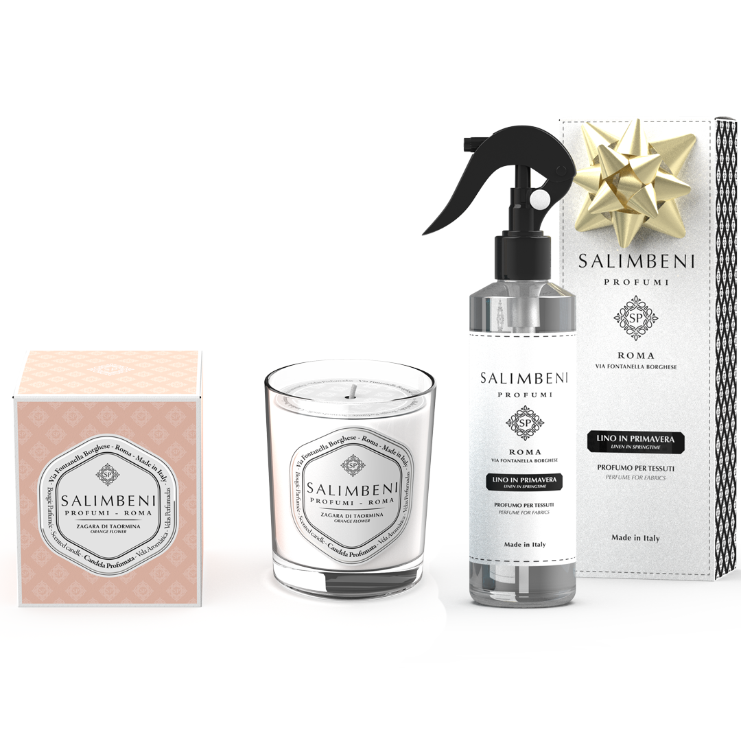 190g Scented Candle OF YOUR CHOICE + “Linen in Spring” Fabric Spray as a FREE TRIAL