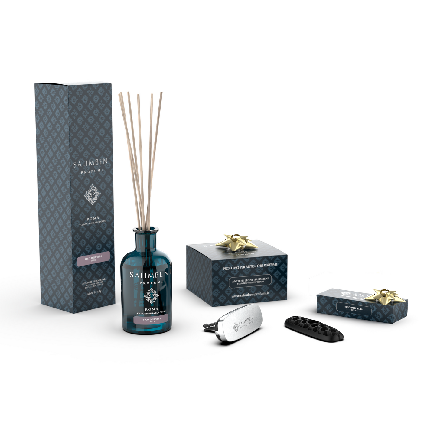 100 ml Stick Diffuser (FRAGRANCE OF YOUR CHOUICE) +  Car Perfume Chrome Salimbeni Ancient Wood for FREE + 1 Car Refill (WITH THE SAME FRAGRANCE AS THE DIFFUSER) for FREE