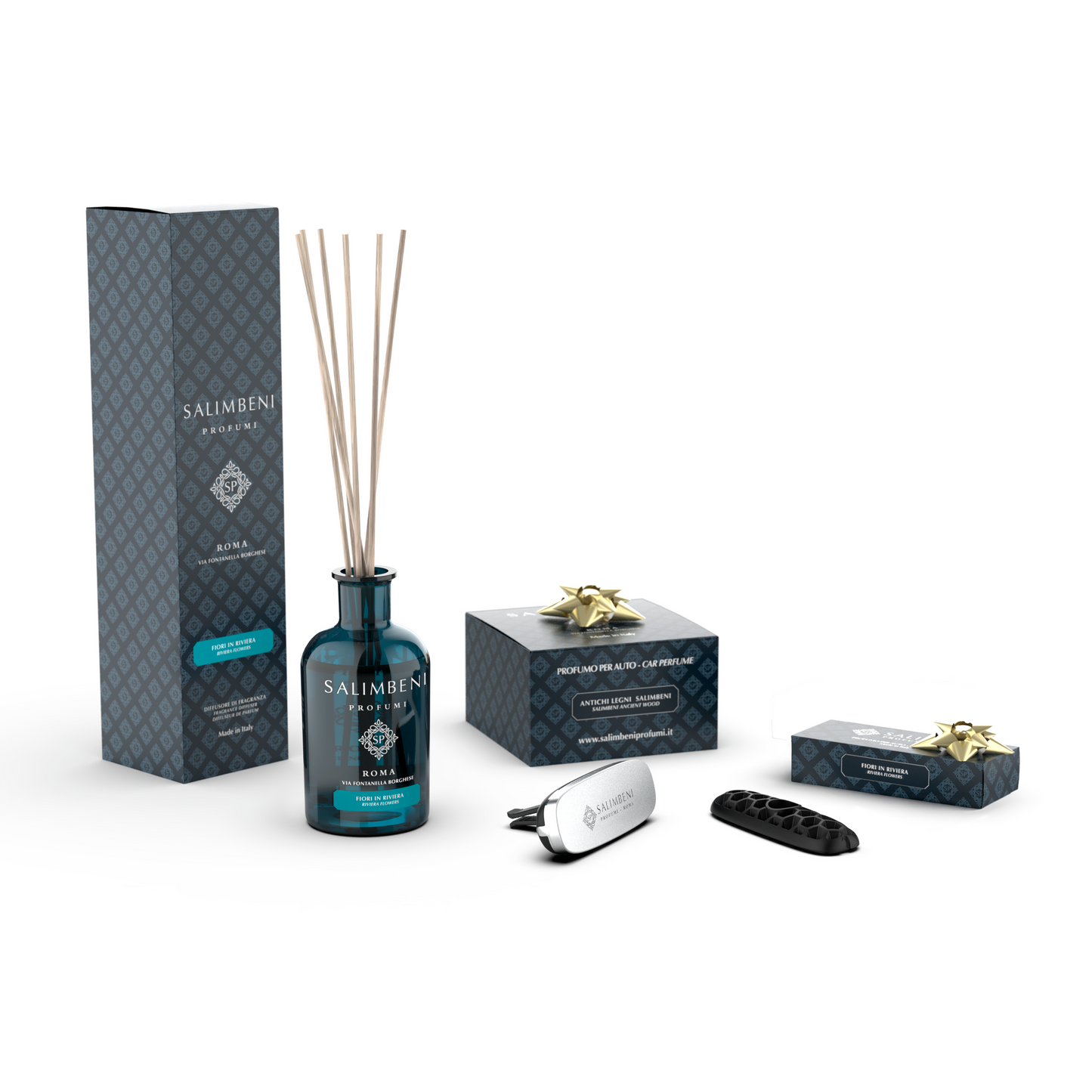 100 ml Stick Diffuser (FRAGRANCE OF YOUR CHOUICE) +  Car Perfume Chrome Salimbeni Ancient Wood for FREE + 1 Car Refill (WITH THE SAME FRAGRANCE AS THE DIFFUSER) for FREE
