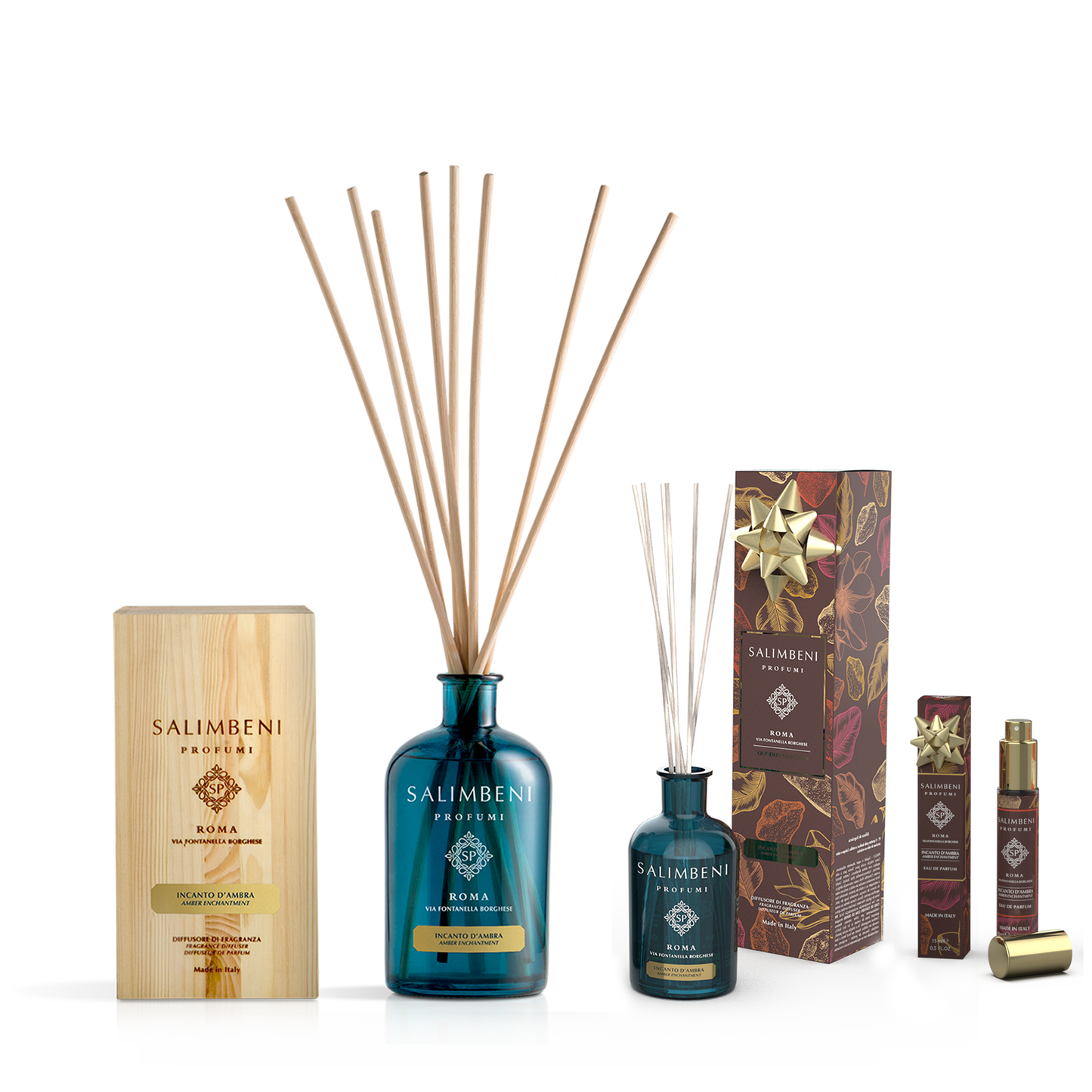Founders Selection: 1000 ml Stick Diffuser OF YOUR CHOICE + 250ml Stick Diffuser as a FREE TRIAL + 15 ml Travel Eau de Parfum as a FREE TRIAL