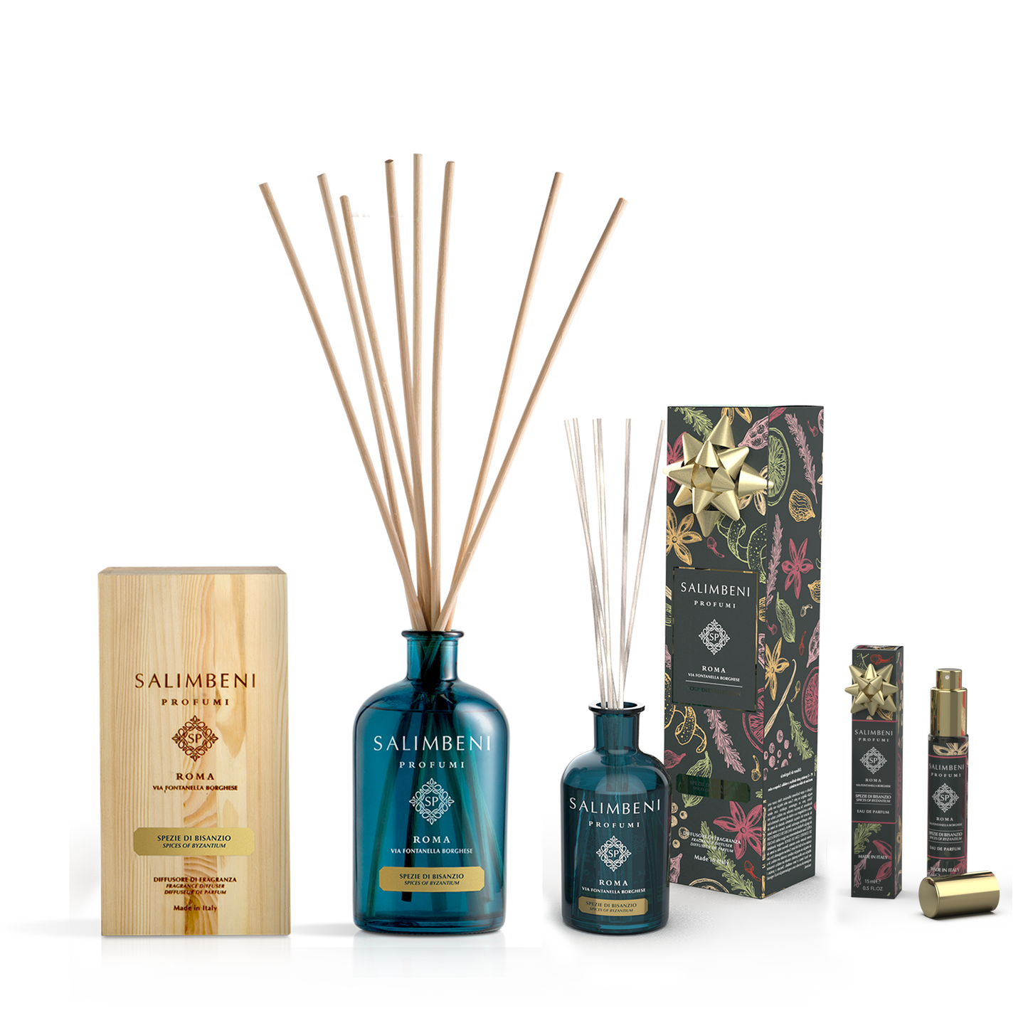 Founders Selection: 1000 ml Stick Diffuser OF YOUR CHOICE + 250ml Stick Diffuser as a FREE TRIAL + 15 ml Travel Eau de Parfum as a FREE TRIAL