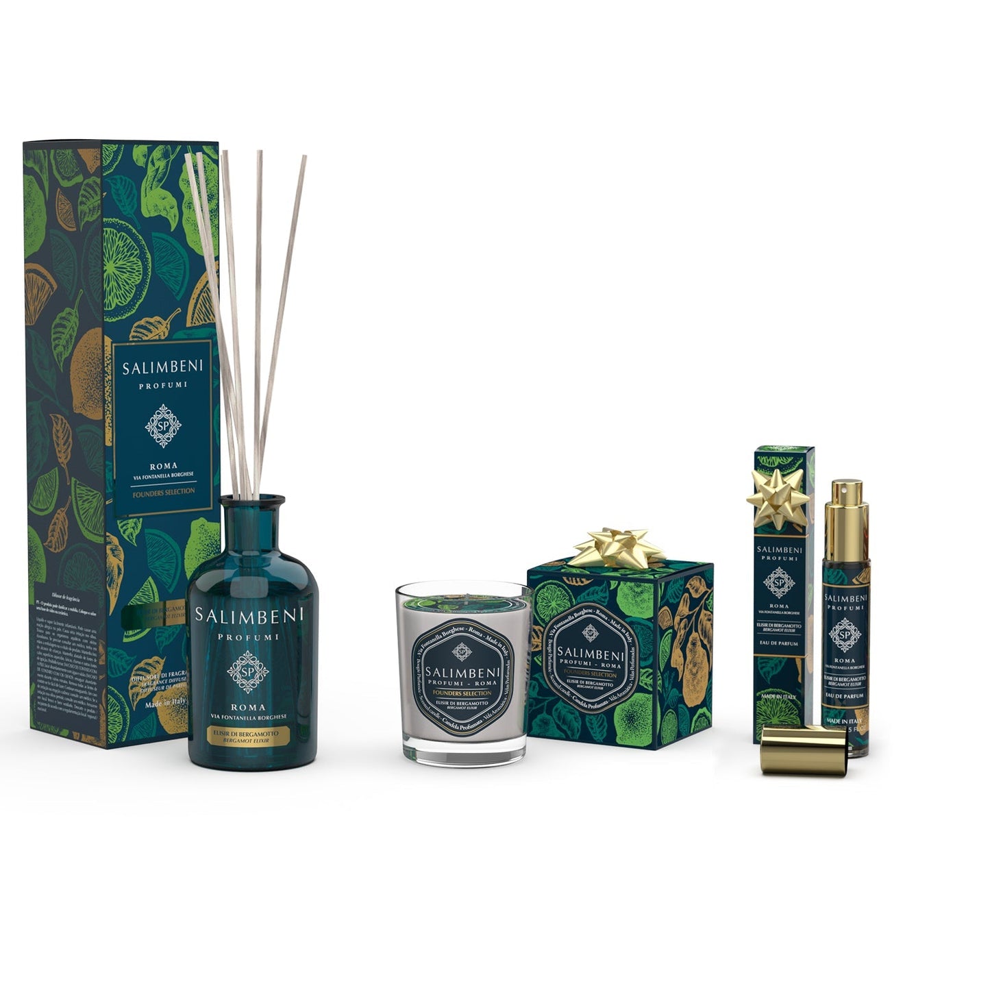 Founders Selection: 250 ml Stick Diffuser of your choice + Scented Candle with the same scent FREE+ 15 ml Travel Eau De Parfum with the same scent FREE
