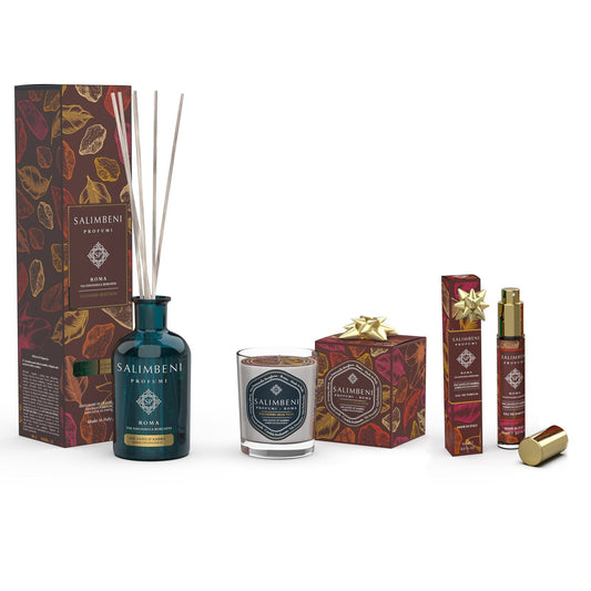 Founders Selection: 250 ml Stick Diffuser of your choice + Scented Candle with the same scent FREE+ 15 ml Travel Eau De Parfum with the same scent FREE