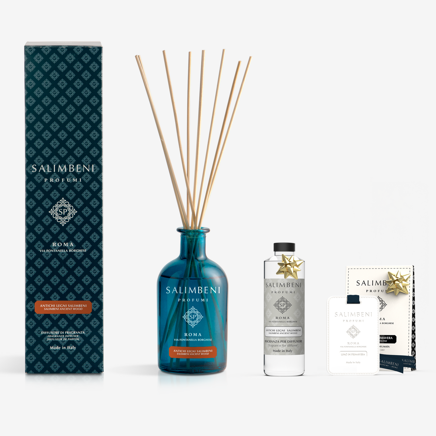 250 ml Stick Diffuser OF YOUR CHOICE + 250ml Refill of the same fragrance + Scented Cards (3 pieces)