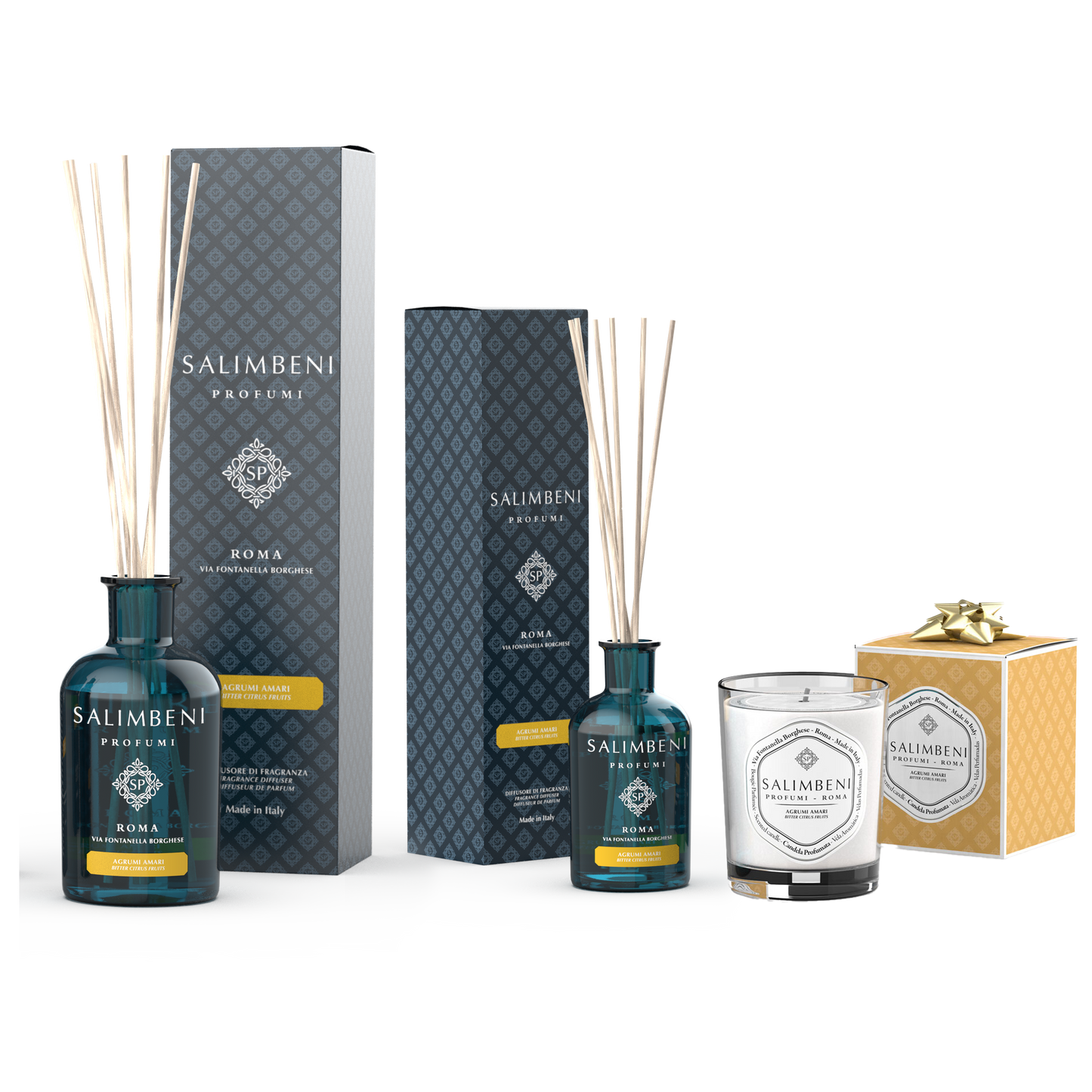 250 ml Stick Diffuser (frangrance of your choice) + 100ml Stick Diffuser (with the same fragrance) + 190gr Scented Candle as a FREE TRIAL (with the same fragrance)