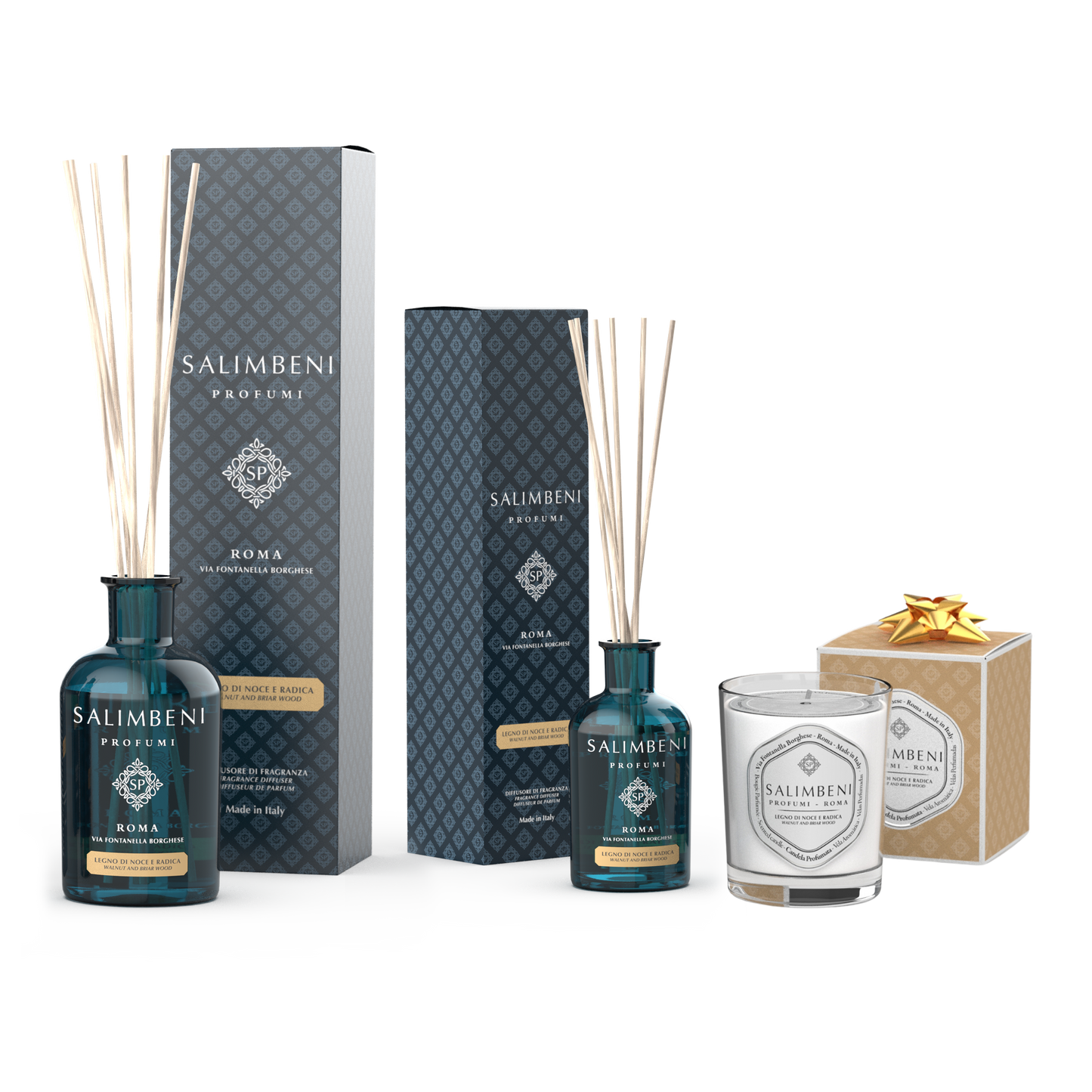 250 ml Stick Diffuser (frangrance of your choice) + 100ml Stick Diffuser (with the same fragrance) + 190gr Scented Candle as a FREE TRIAL (with the same fragrance)