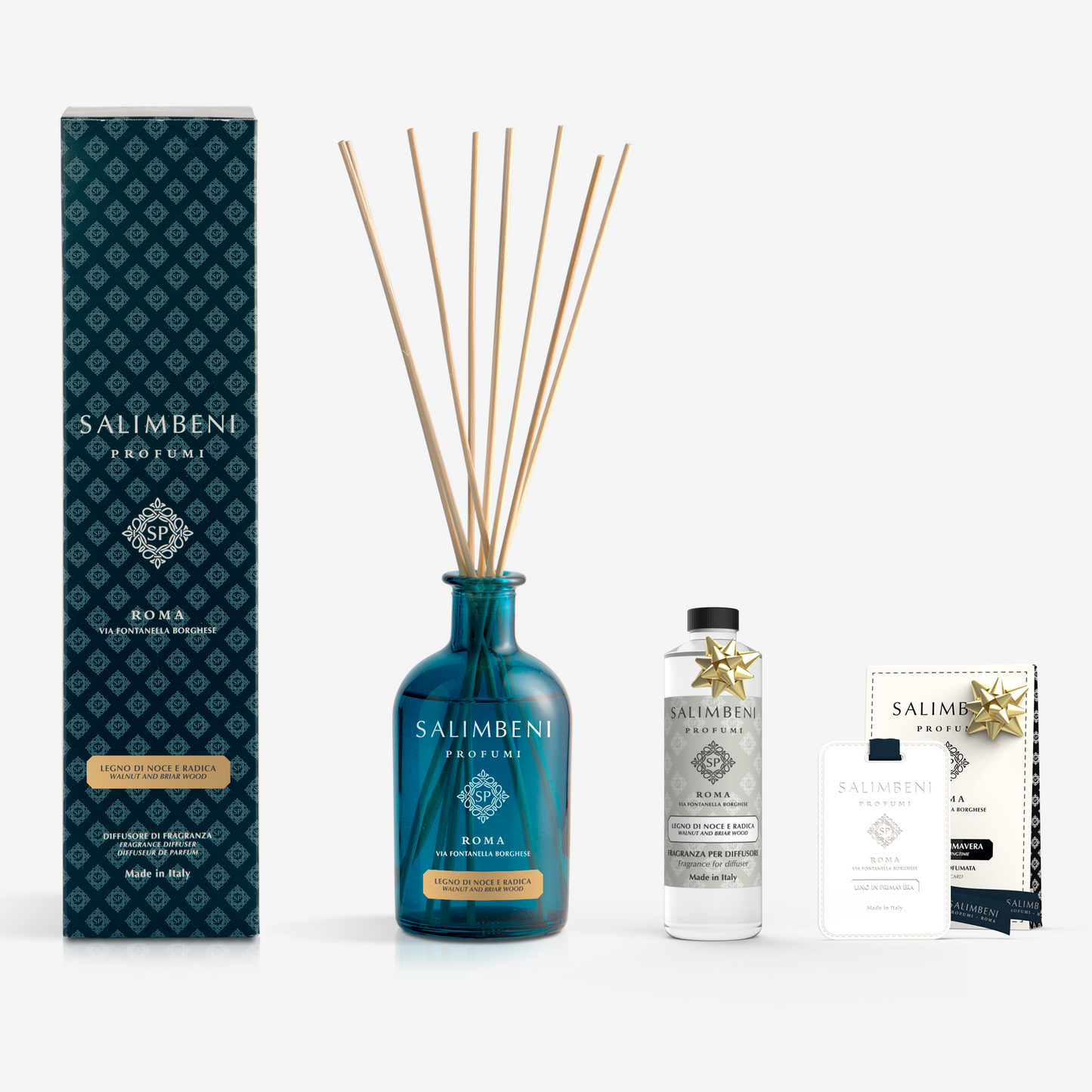 250 ml Stick Diffuser OF YOUR CHOICE + 250ml Refill of the same fragrance + Scented Cards (3 pieces)