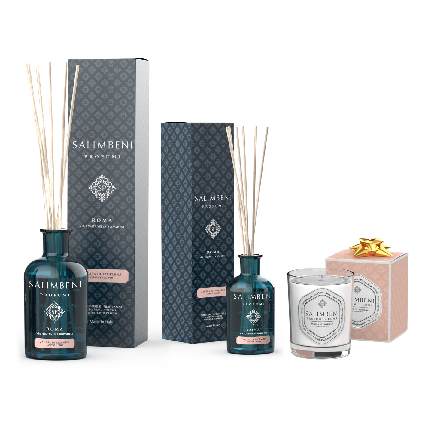 250 ml Stick Diffuser (frangrance of your choice) + 100ml Stick Diffuser (with the same fragrance) + 190gr Scented Candle as a FREE TRIAL (with the same fragrance)