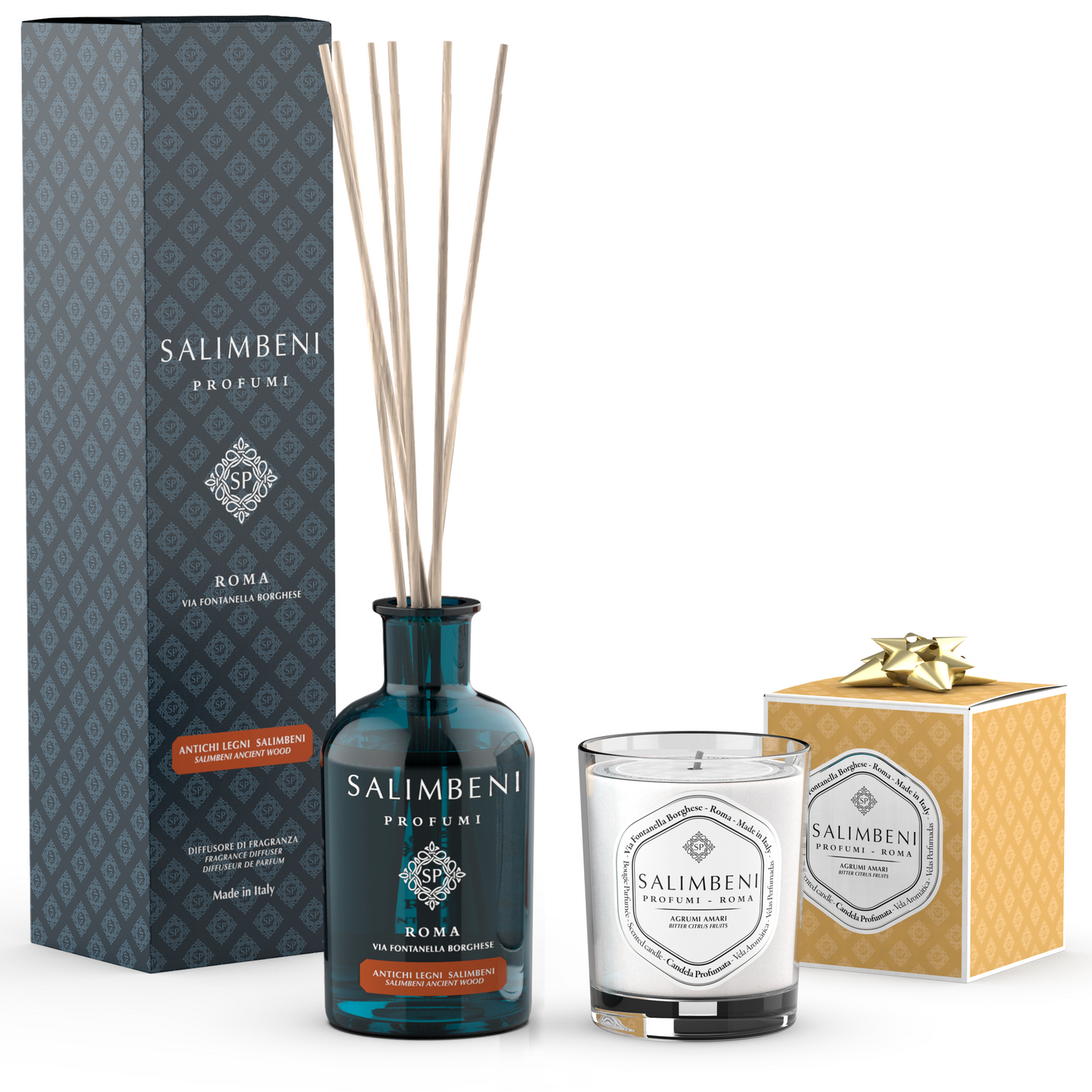 250 ml Salimbeni Ancient Wood + 190 gr Scented Candle OF YOUR CHOICE as a FREE TRIAL